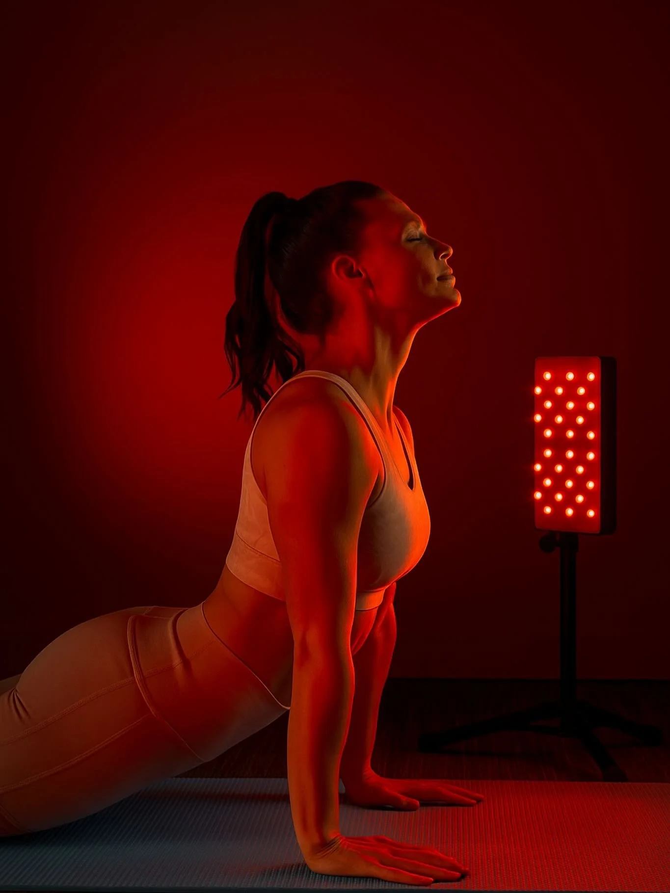 INTRODUCING: Red Glow Flow❤️

Step into the warmth of the red light and let your flow take on a whole new energy. Red Glow Flow combines the restorative benefits of yoga with the science of red light therapy &mdash; improving recovery, boosting circu