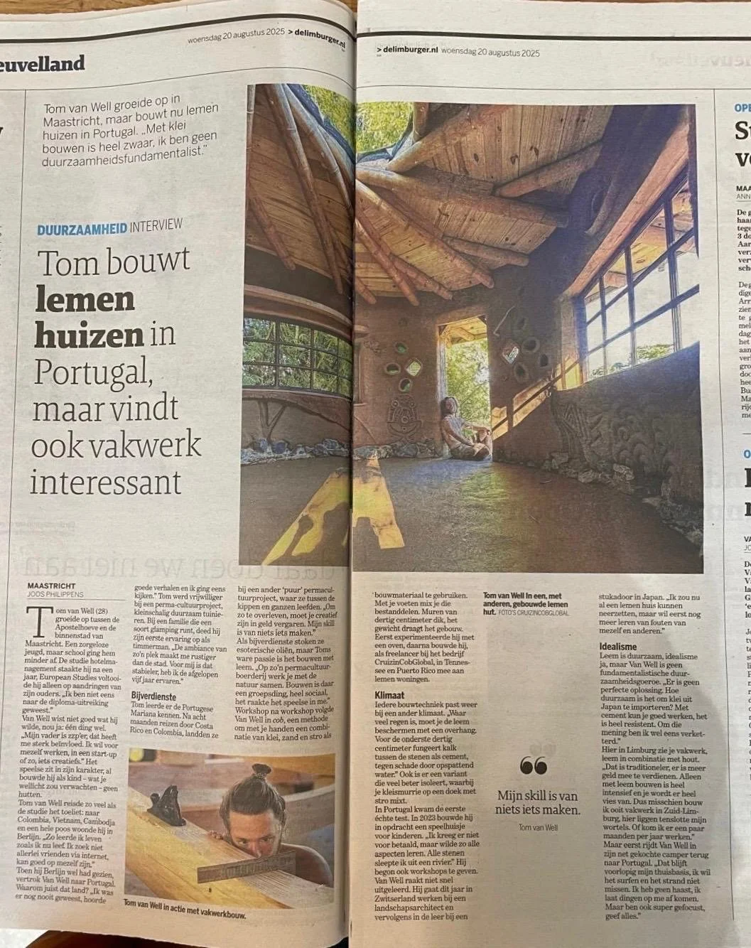 Newspaper article ‘de Limburger’ 2025