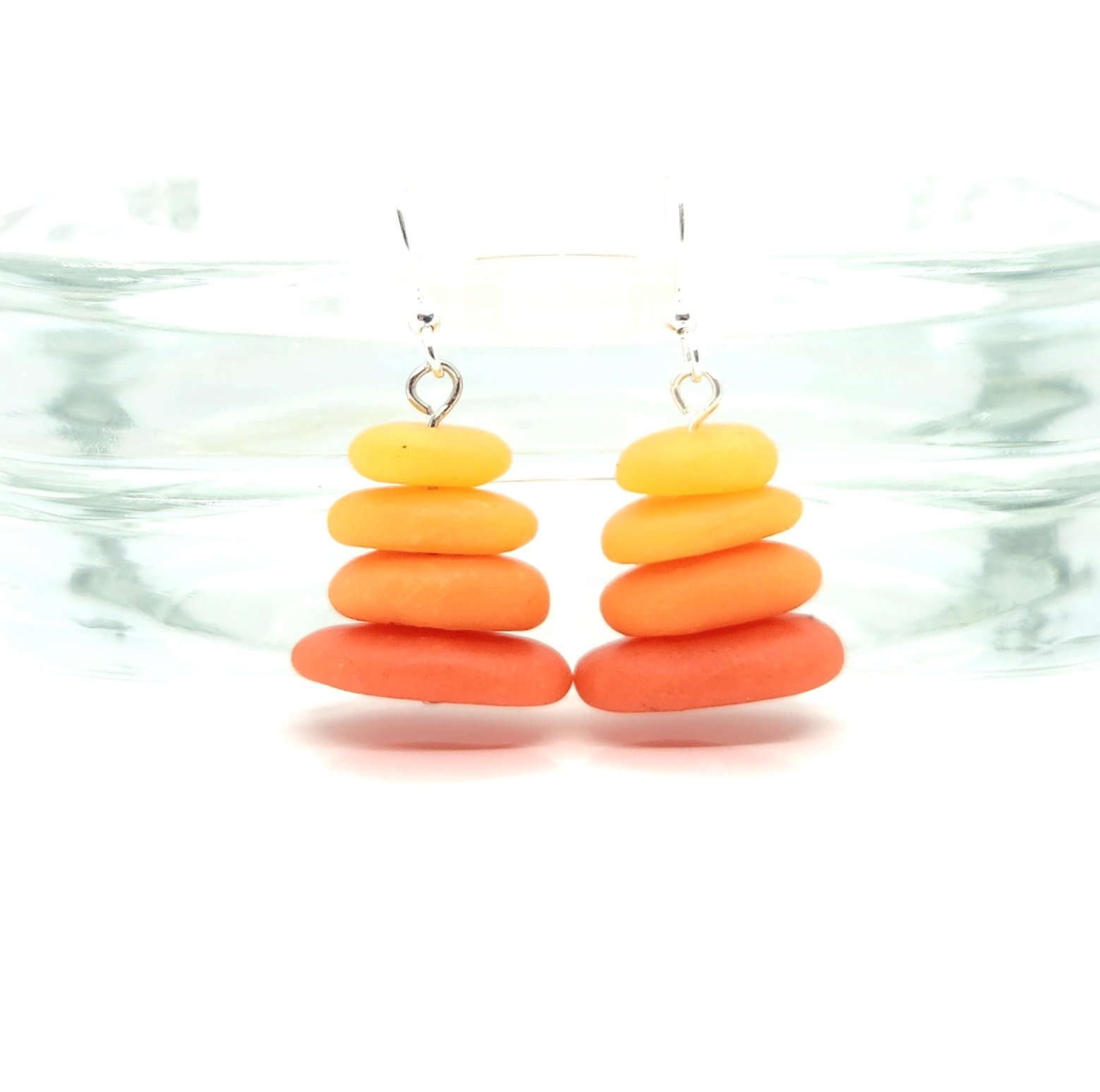 Sea Glass Cairn Earrings