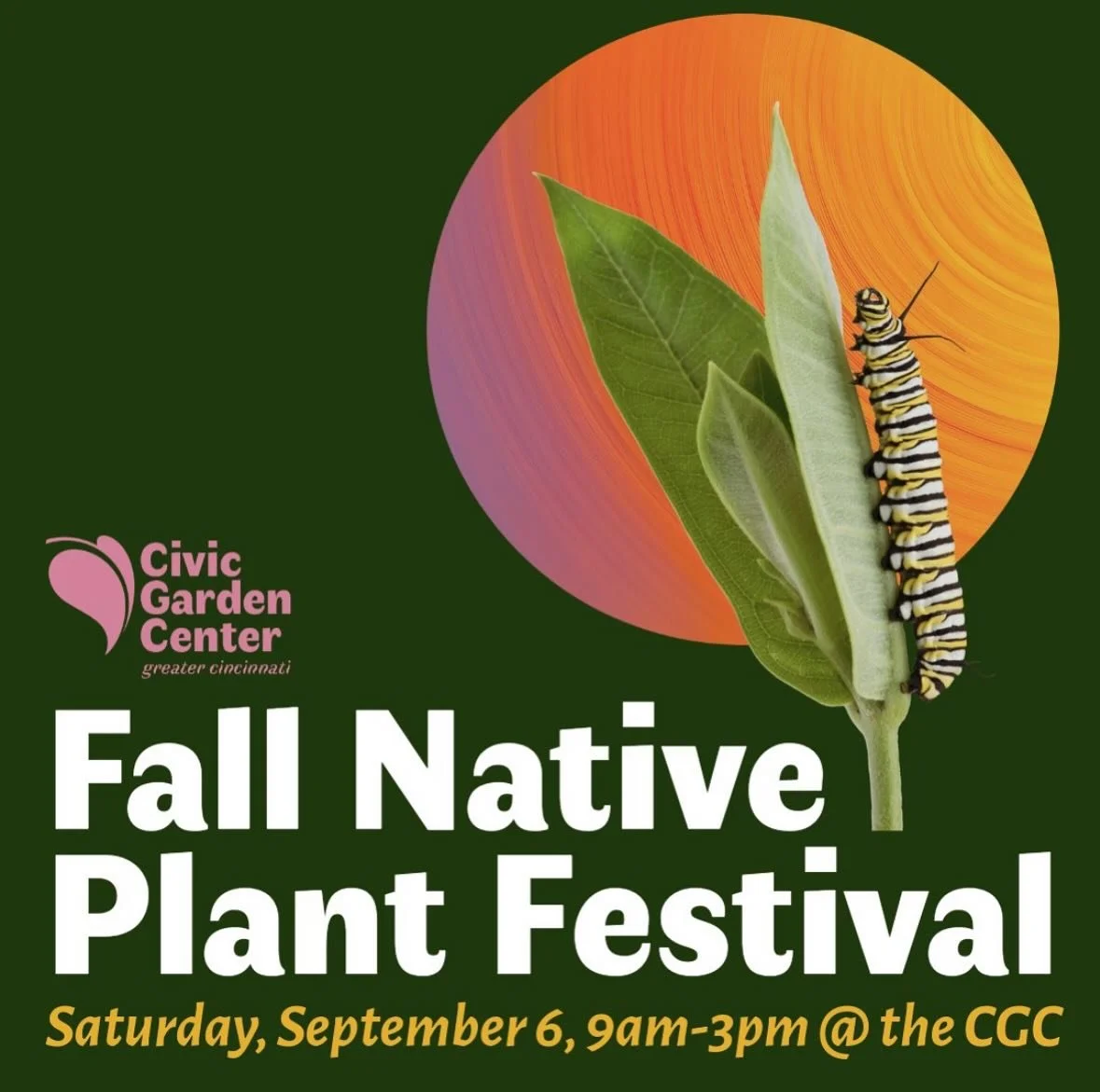 I will be at the lovely CGC Native Plant Sale this Saturday, along with a great group of plants growers, local non-profits, and artists.  I&rsquo;d love to see you there- the weather looks perfect!