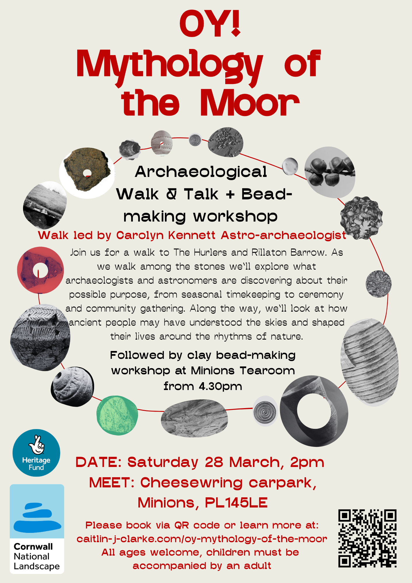 Archeological walk and talk & bead making