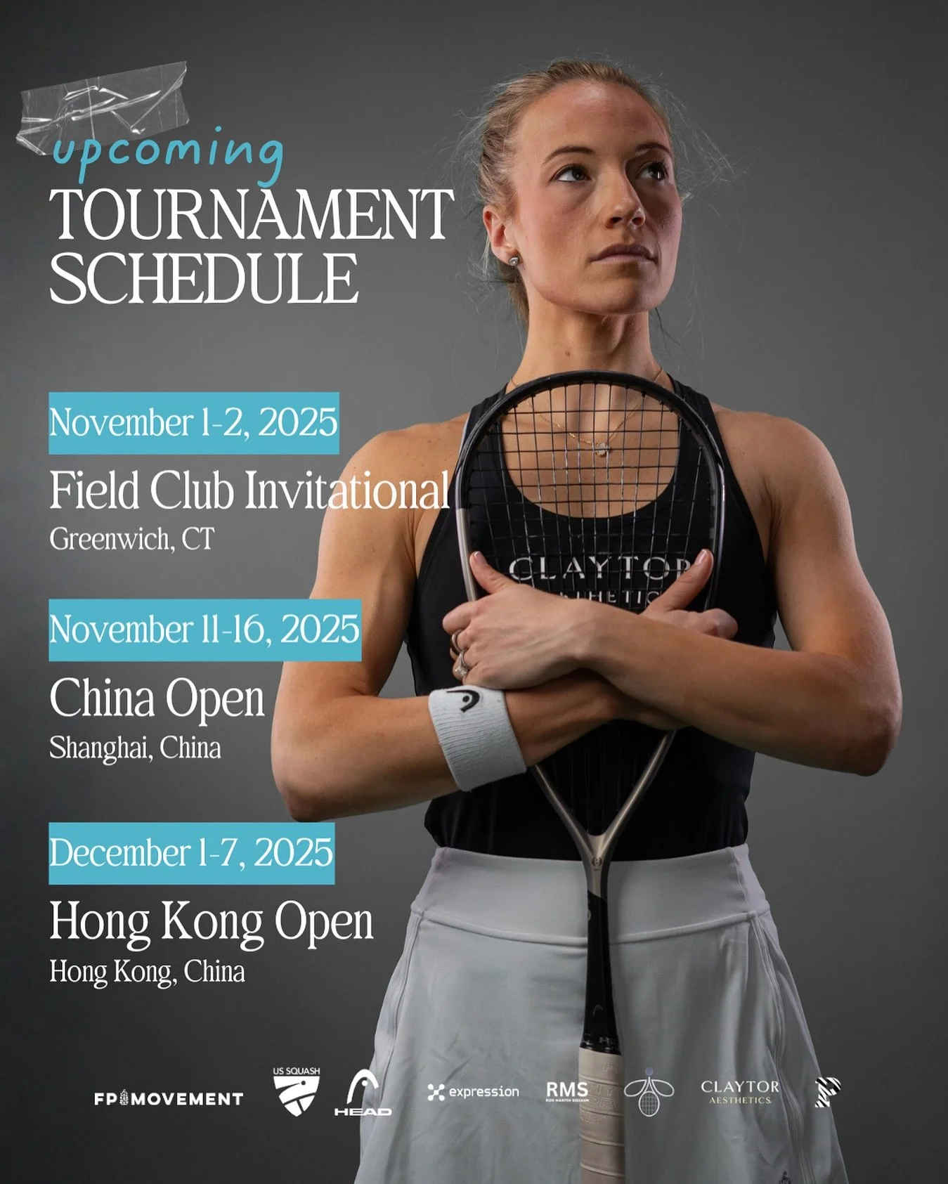 Last few stops of 2025✈️

See you all in CT this weekend🥳