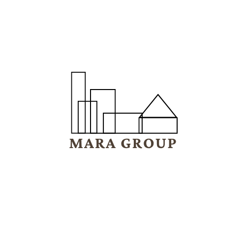 A black background with the text 'Mara Group' in the center near the bottom.