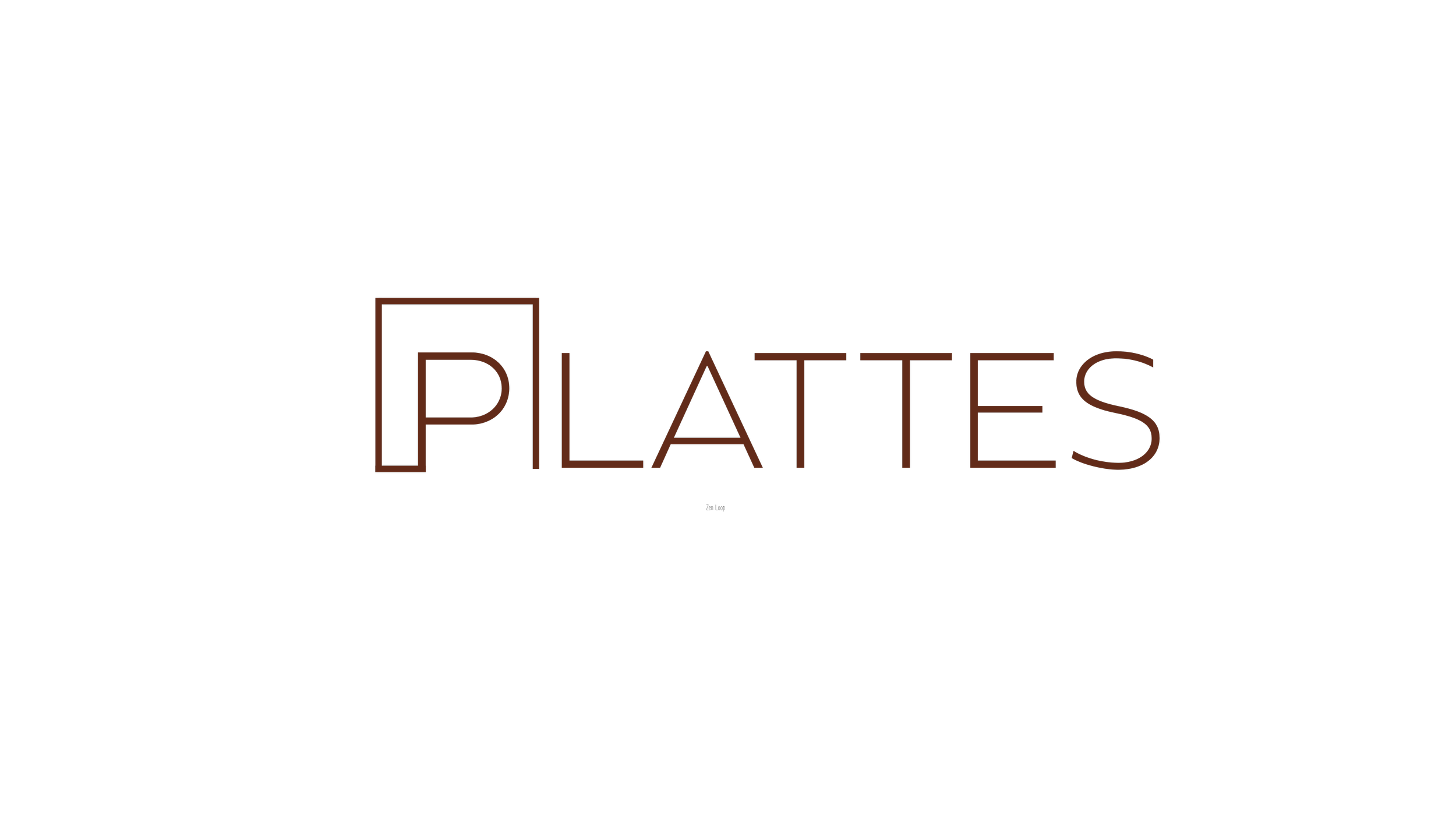 Text reading 'PILATTES' in large brown letters.