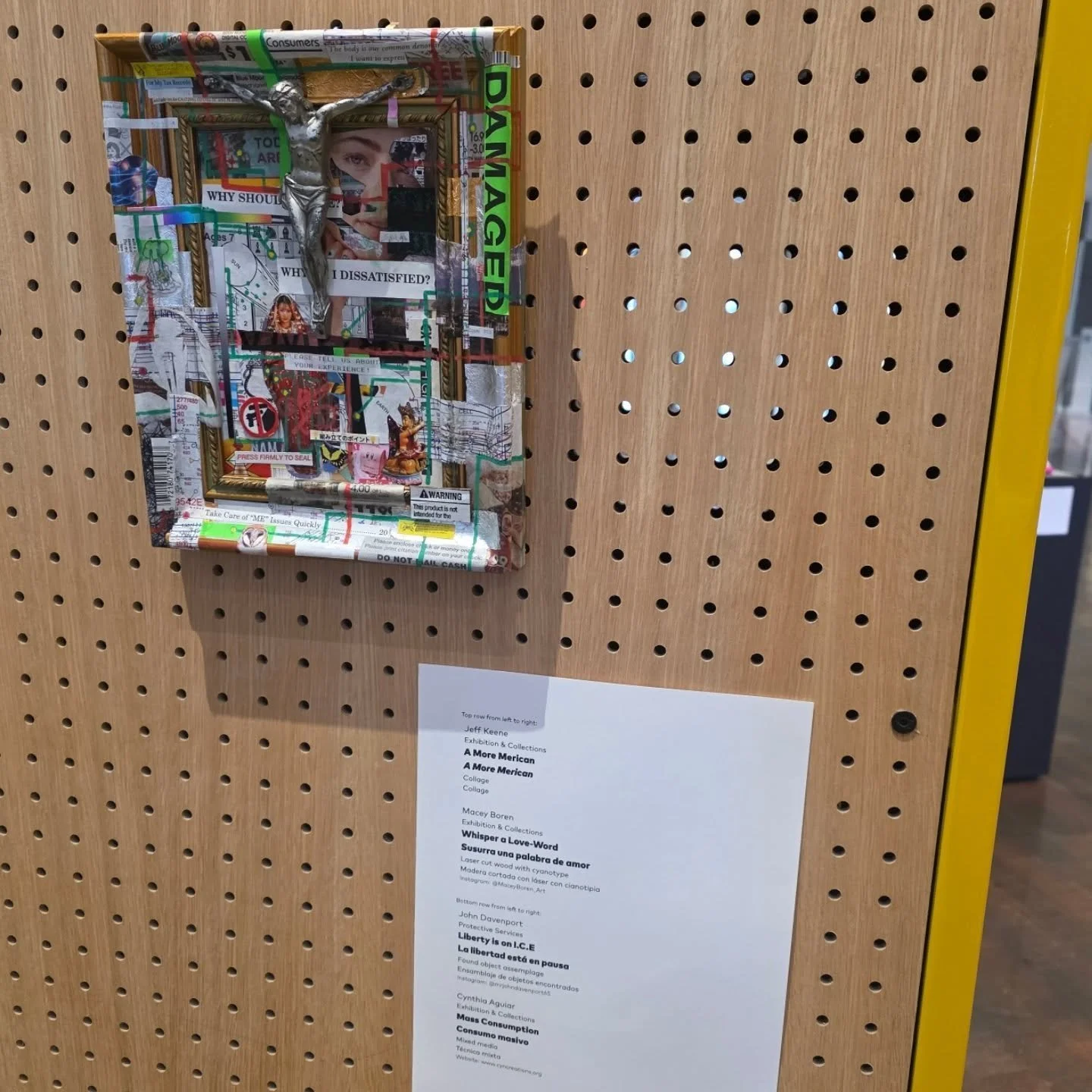 My artwork leaves the Denver Art Museum here soon! 🤭 Alsoo I made this from all my consumed products! 

More art to come... 🎨