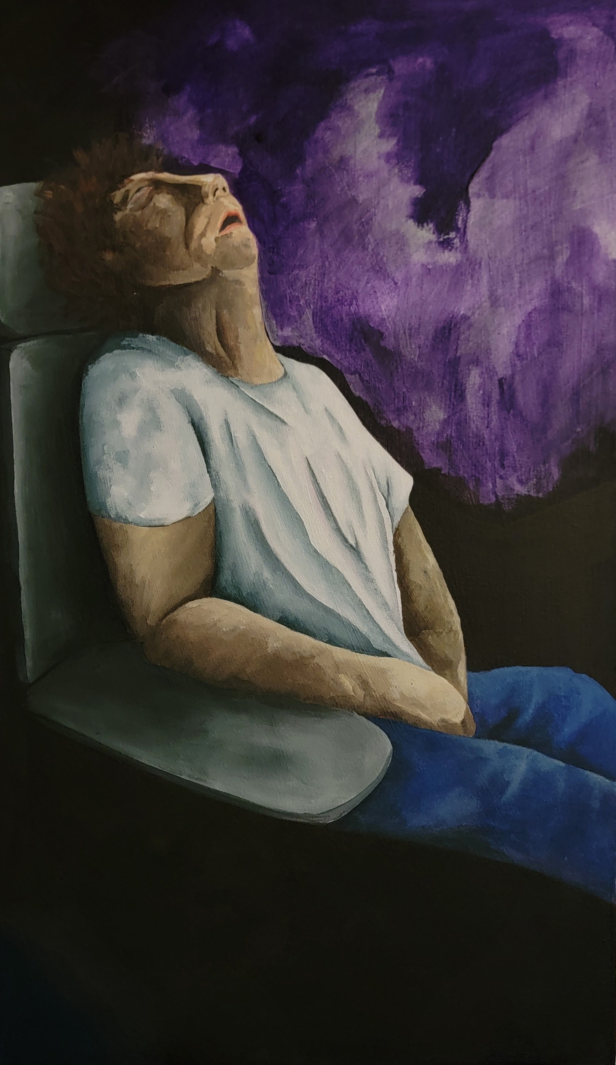 Addictions, Acrylic paint, 18in X 30in, 2024