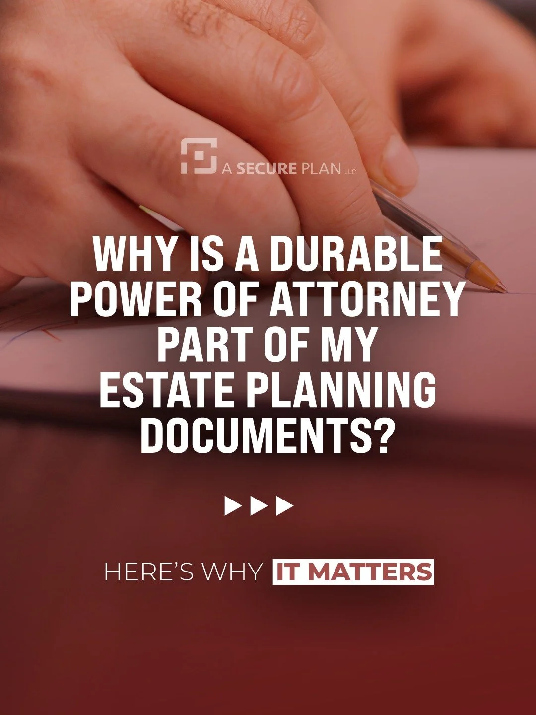 Planning ahead today means peace of mind tomorrow. 🛡️✨

In this carousel, we walk you through why a Durable Power of Attorney is an essential part of your Estate Plan to ensure your wishes are carried out. Each decision you make in your Durable Powe