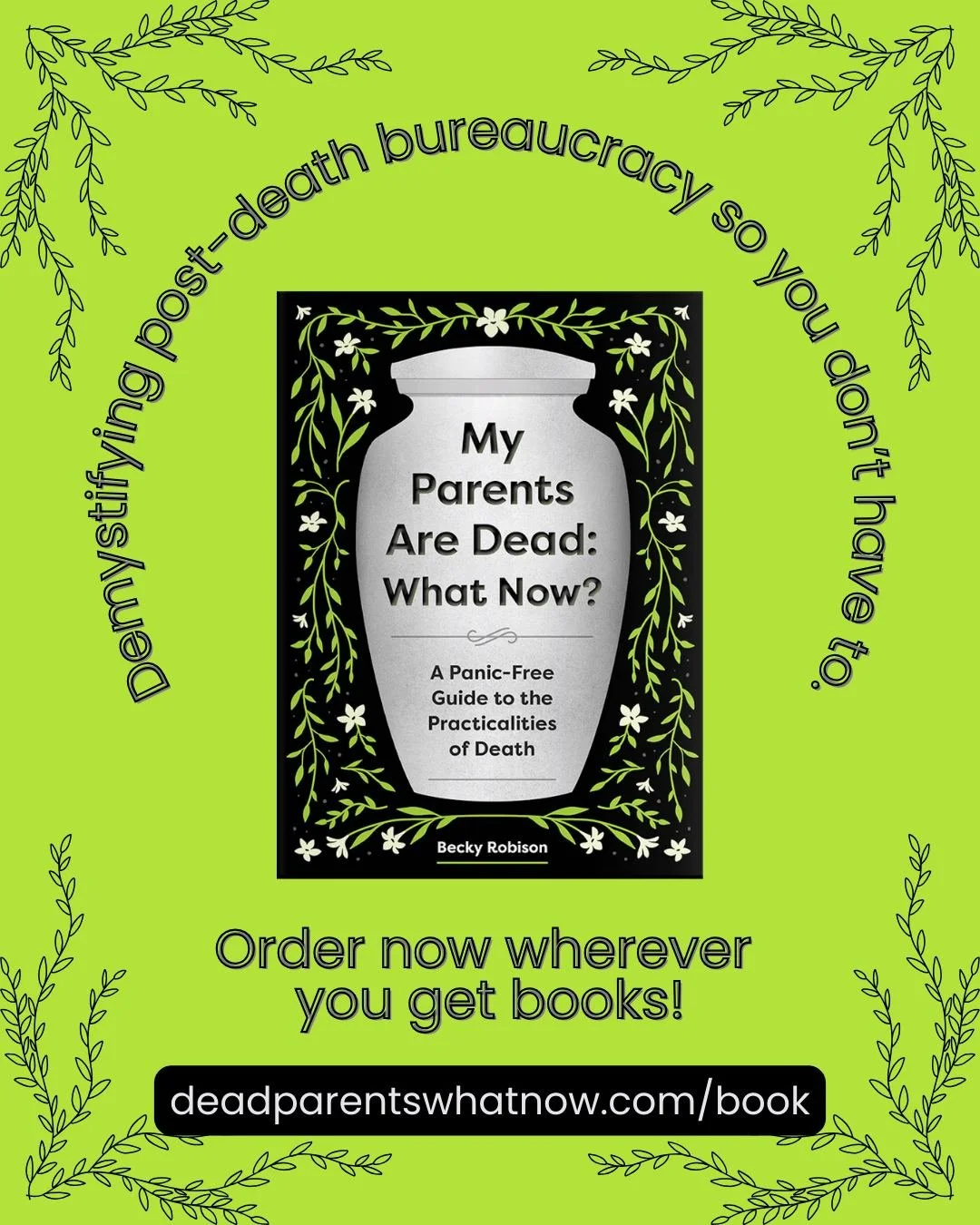 Death brings enough emotion &mdash; it shouldn&rsquo;t come with overwhelming bureaucracy.

My Parents Are Dead: What Now? is a panic-free guide to the practical steps families face after losing a parent. 📖

From paperwork to the unexpected logistic