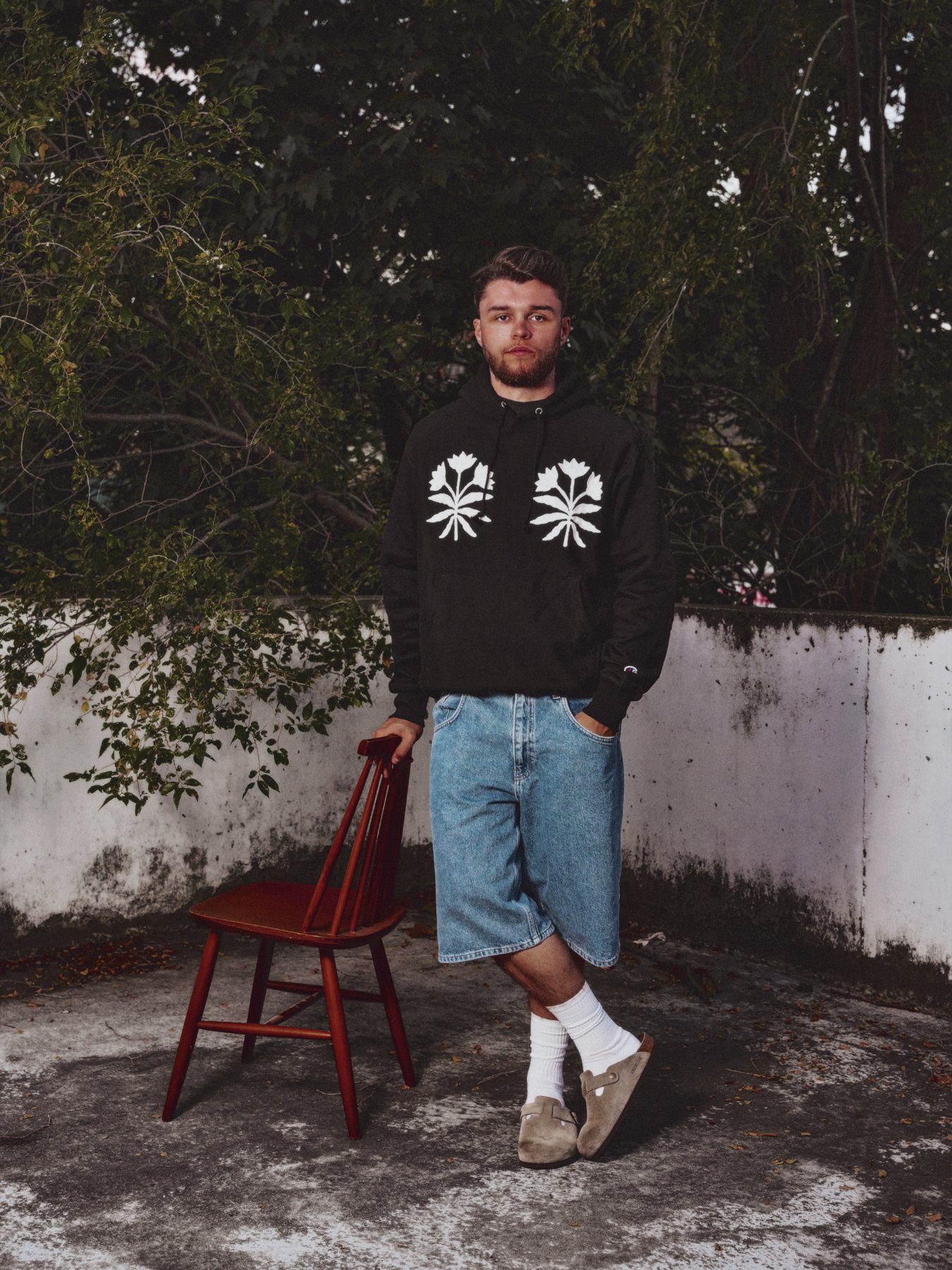 Hoodie - 'Moghul Floral'