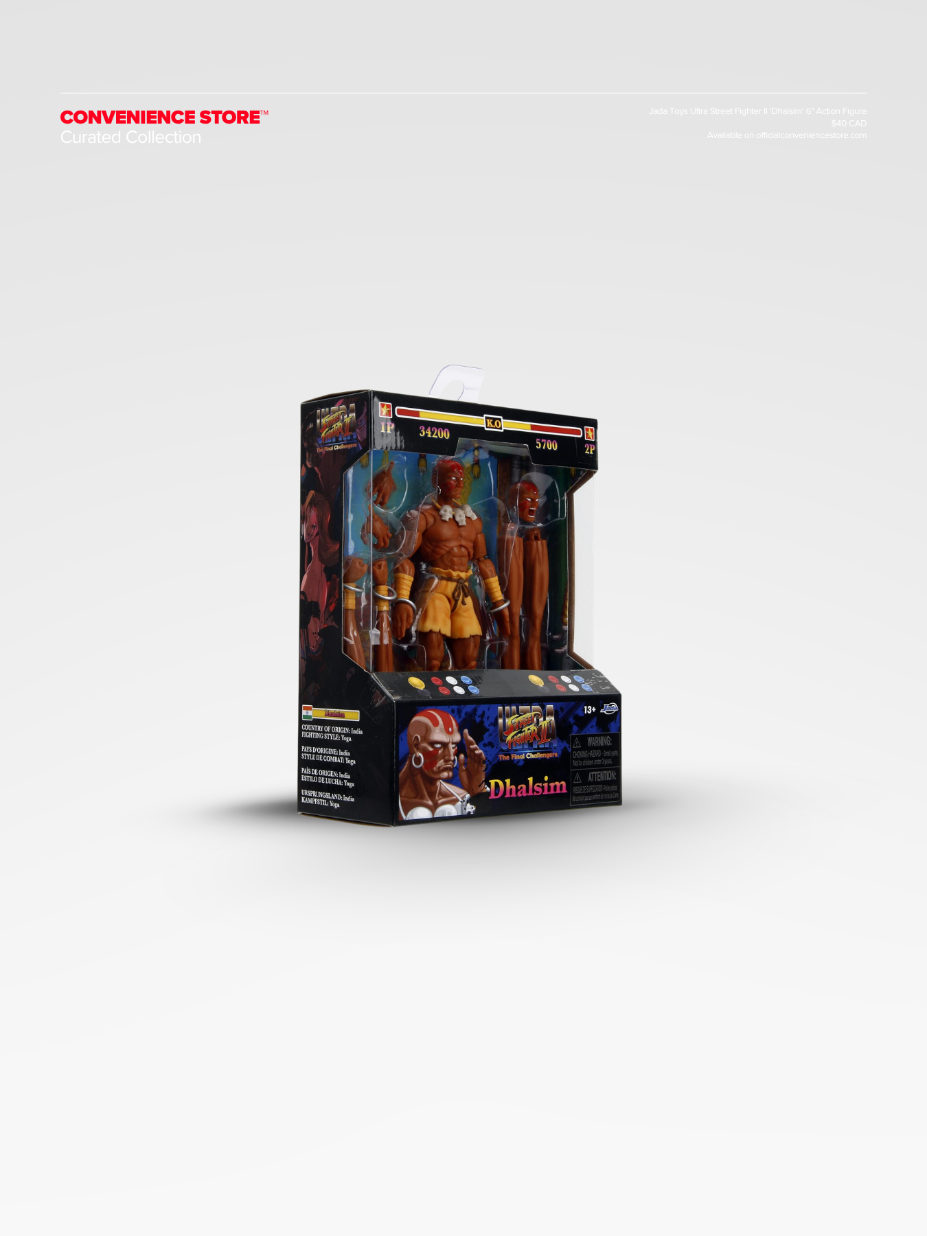 Jada Toys Ultra Street Fighter II ‘Dhalsim’ 6" Action Figure