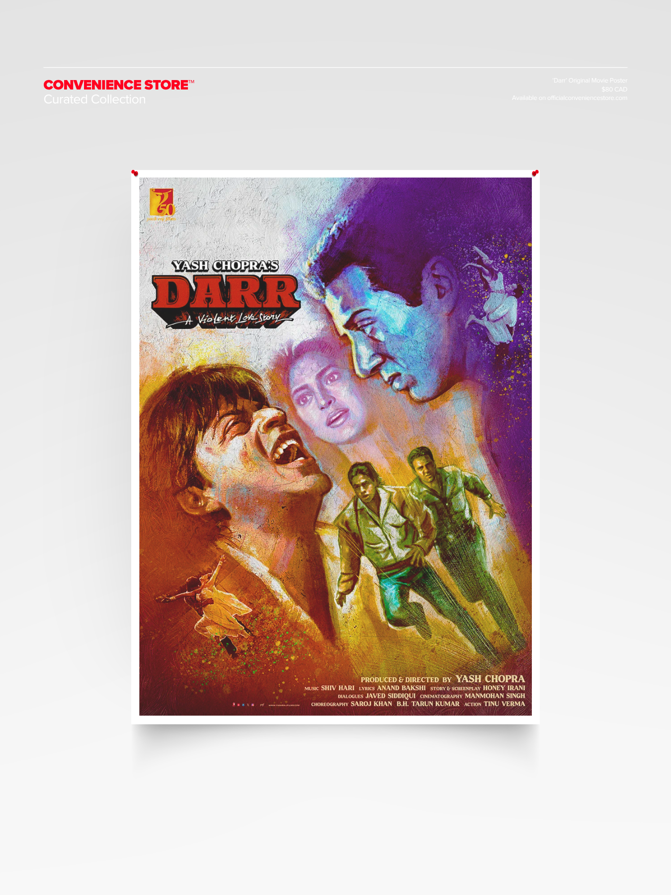 'Darr' Original Movie Poster