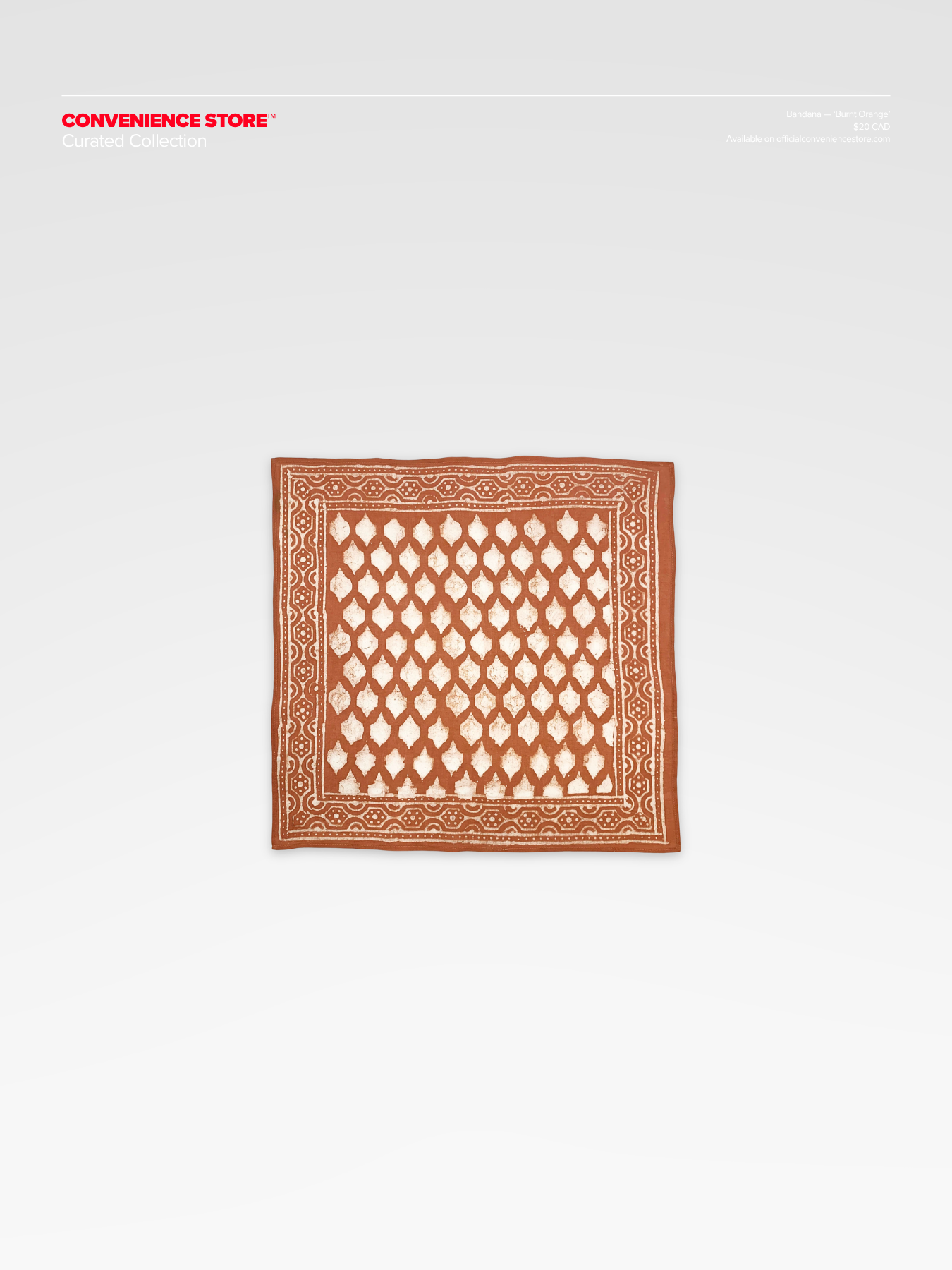 Bandana - Burnt Orange