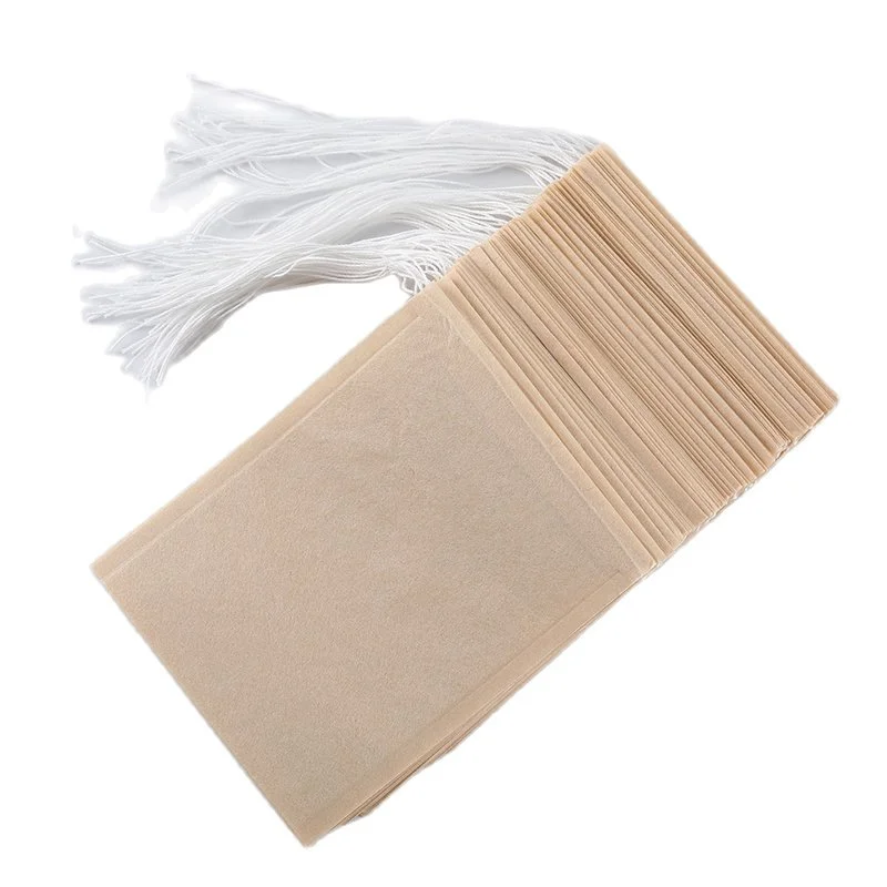 Pack 100 Unbleached Disposable Tea Sachet (Drawstring Tea Bags)