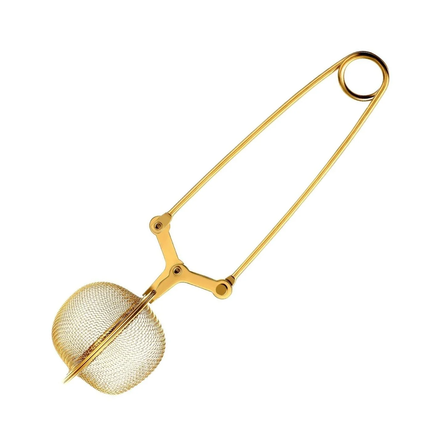 Gold Snap Tea Ball Infuser