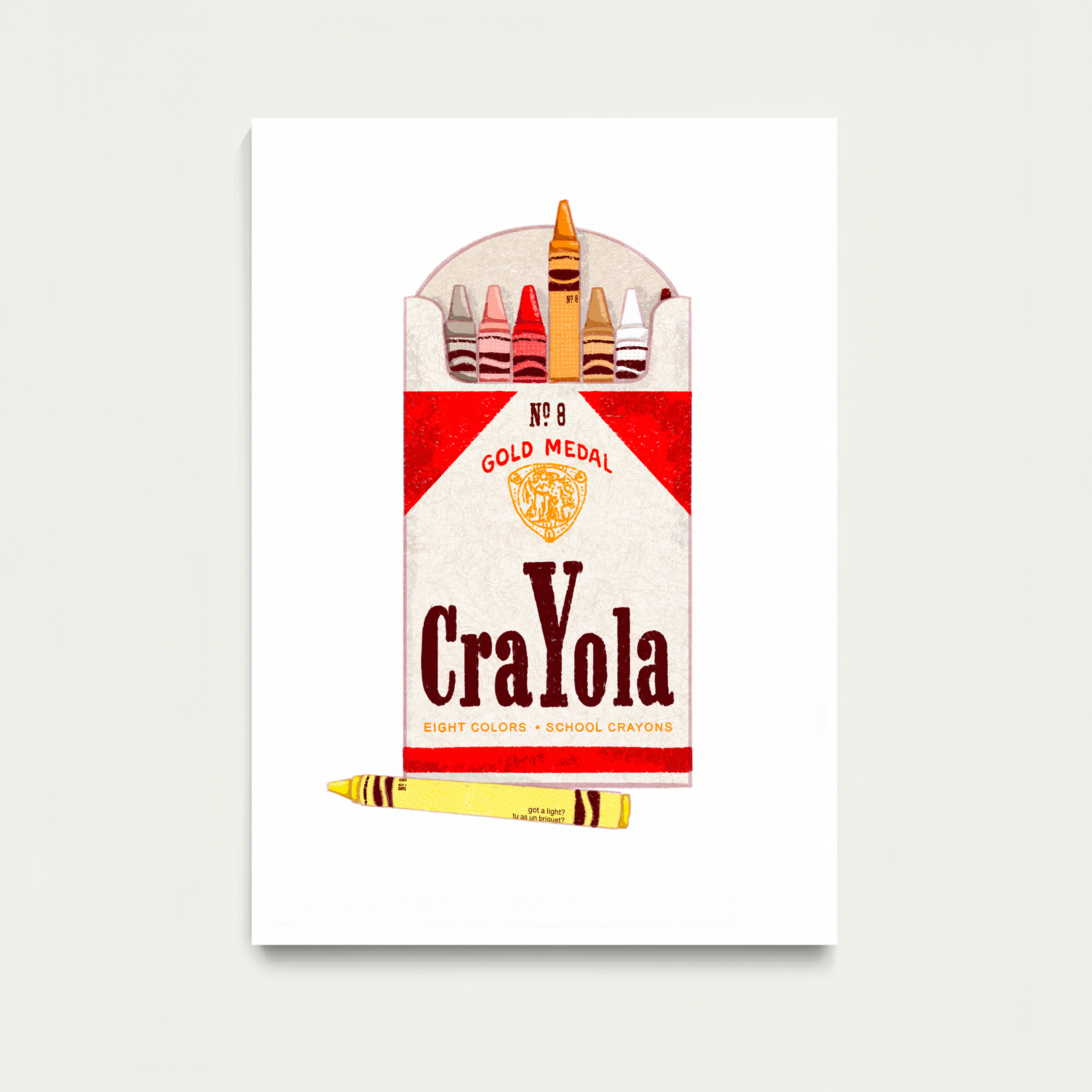 Crayolo Art Print