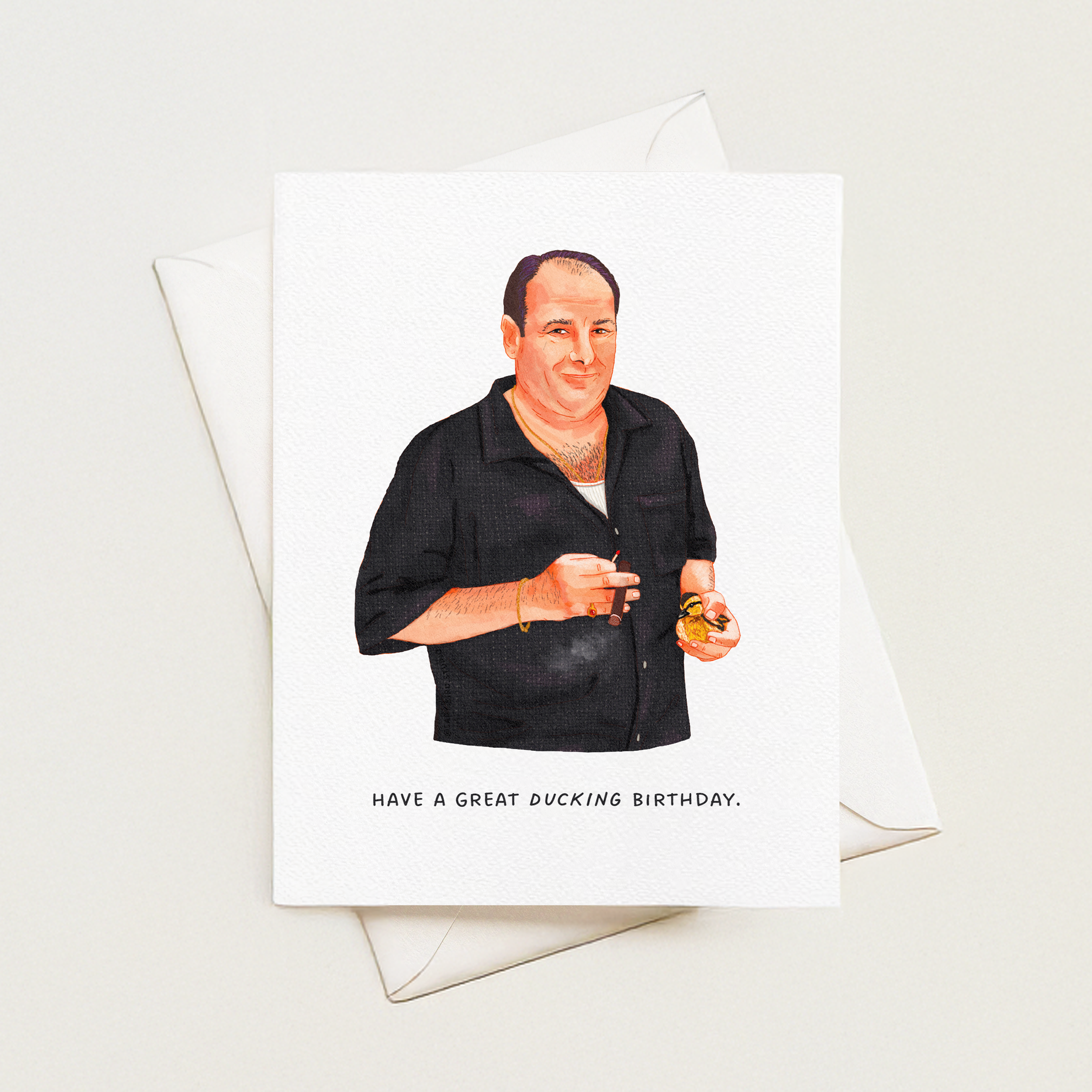 Tony Soprano Birthday Card