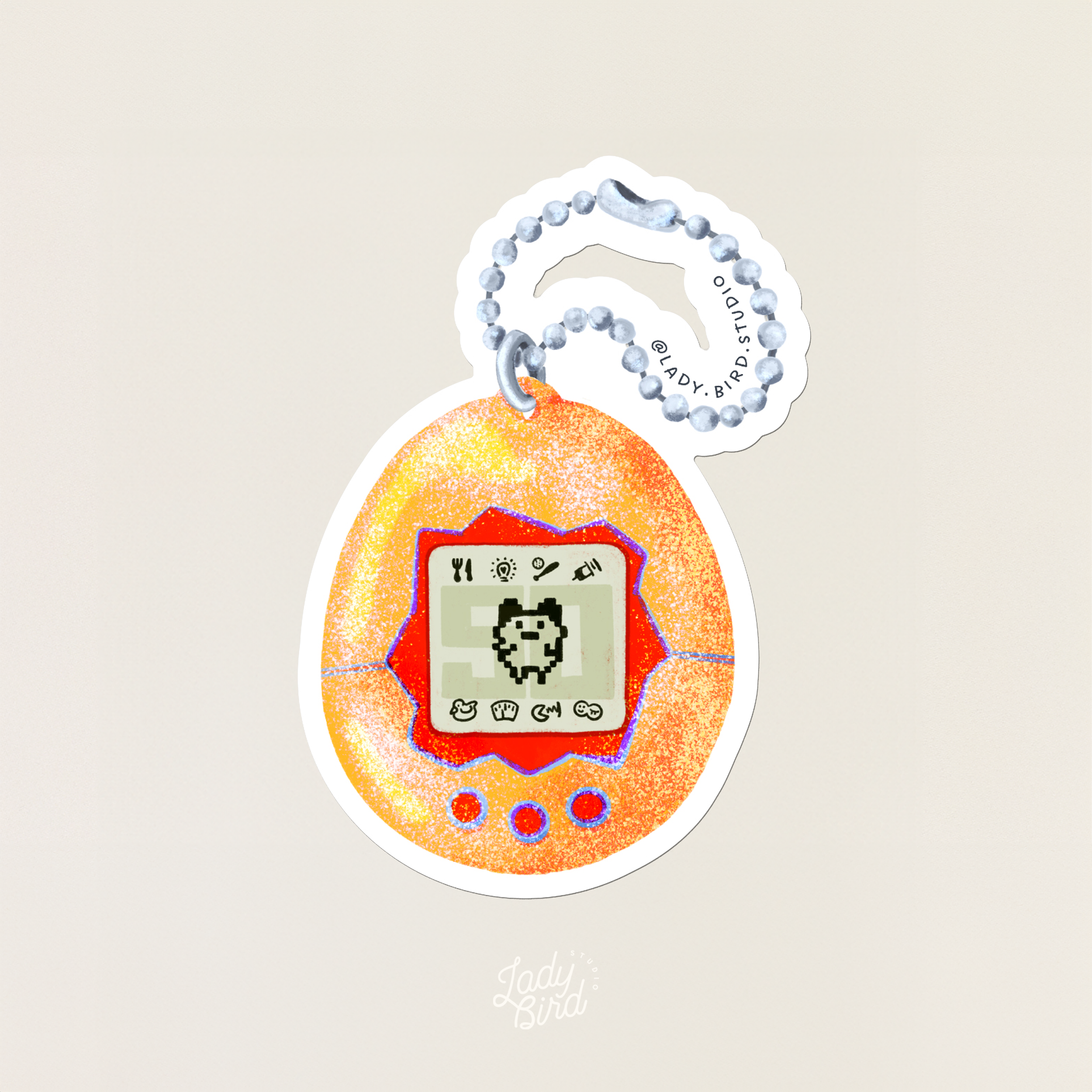 Tamagotchi Sticker