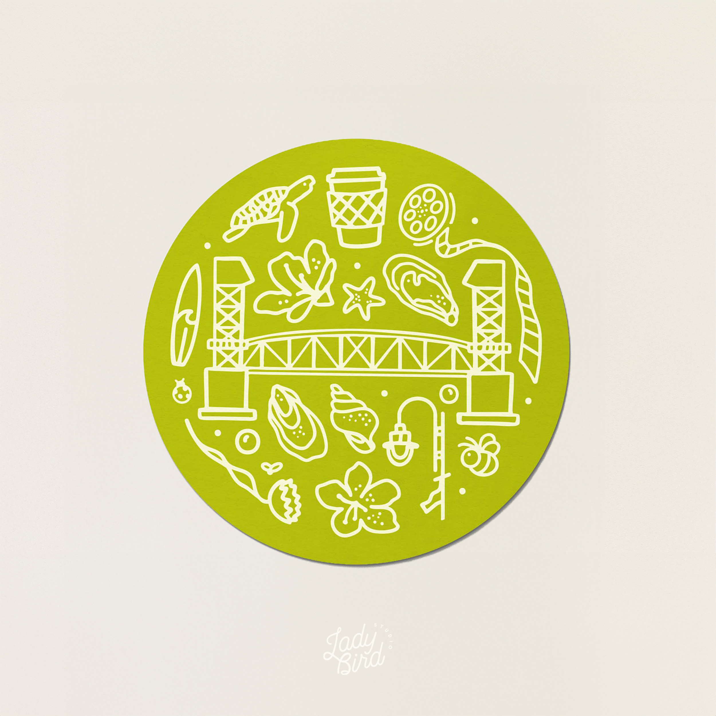 ILM Motif Circle Sticker