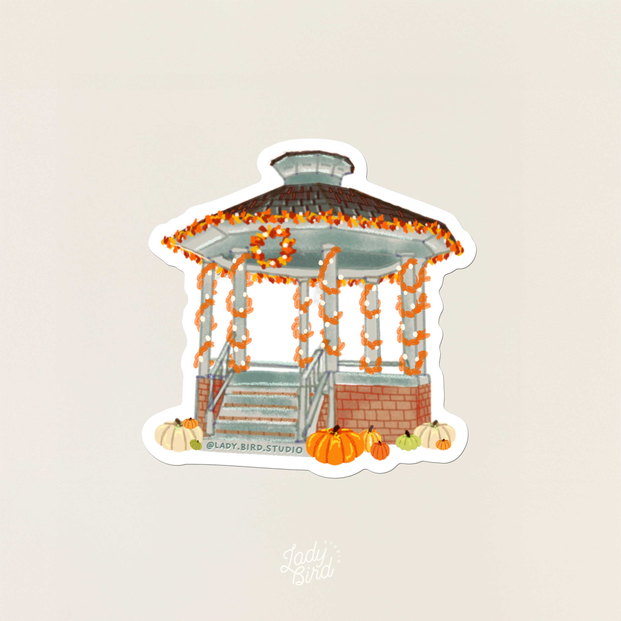 Stars Hollow Gazebo Sticker