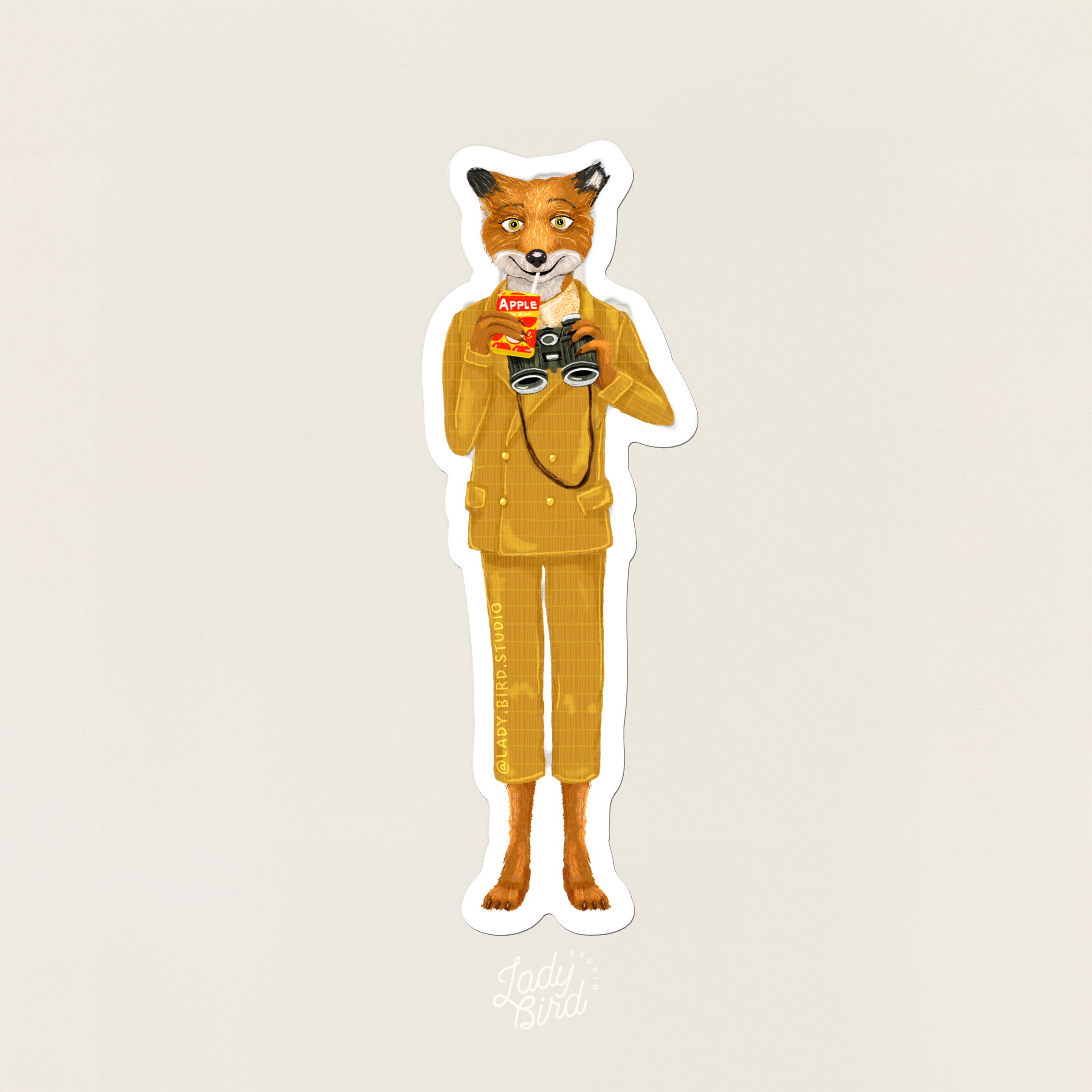Fantastic Mr. Fox Sticker