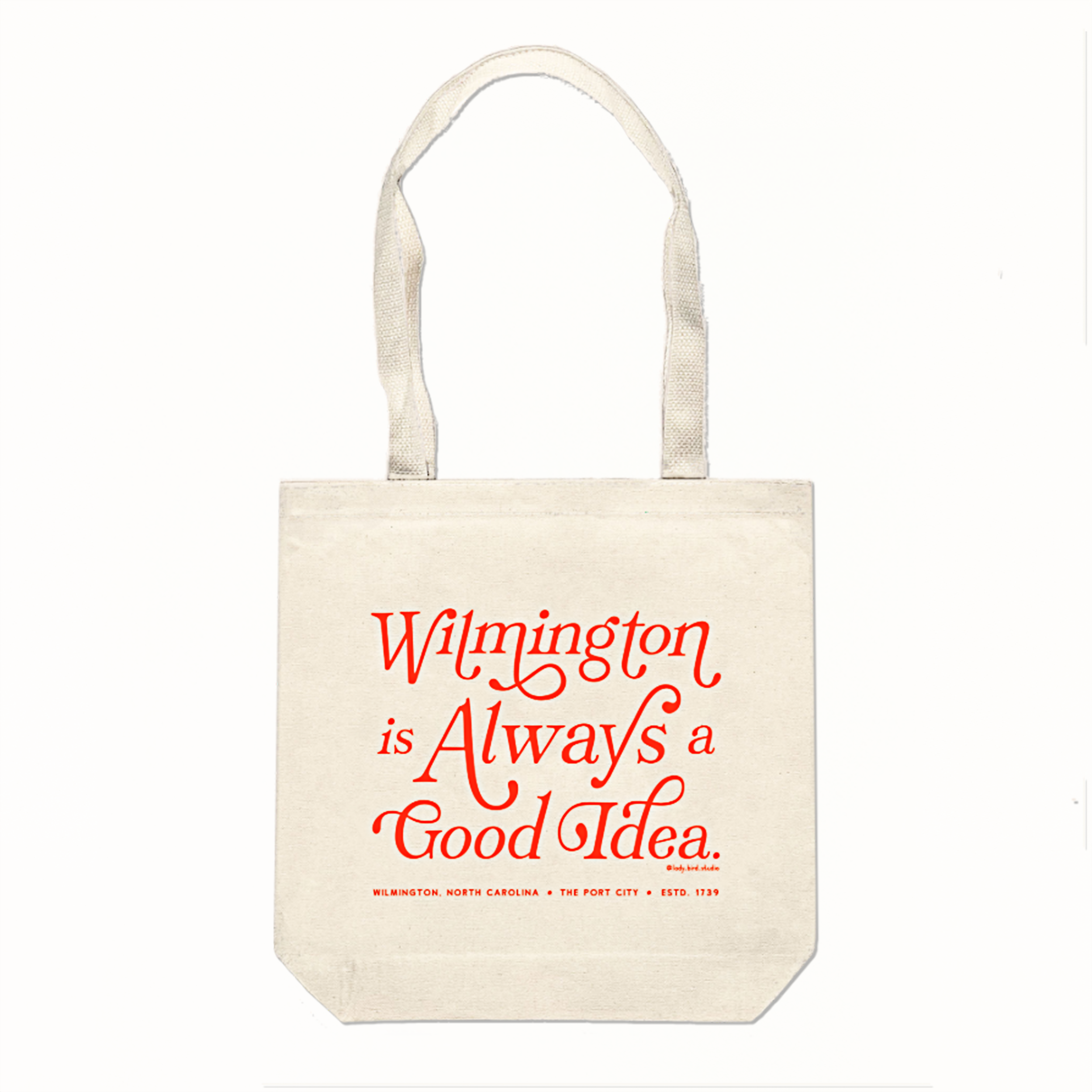 'Wilmington's Always A Good Idea' Canvas Tote Bag