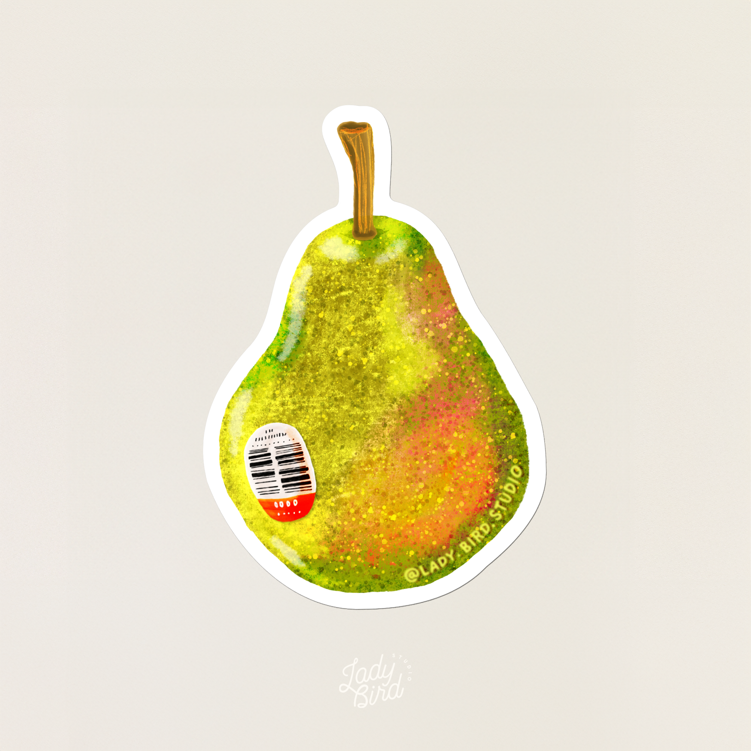 Pear Sticker