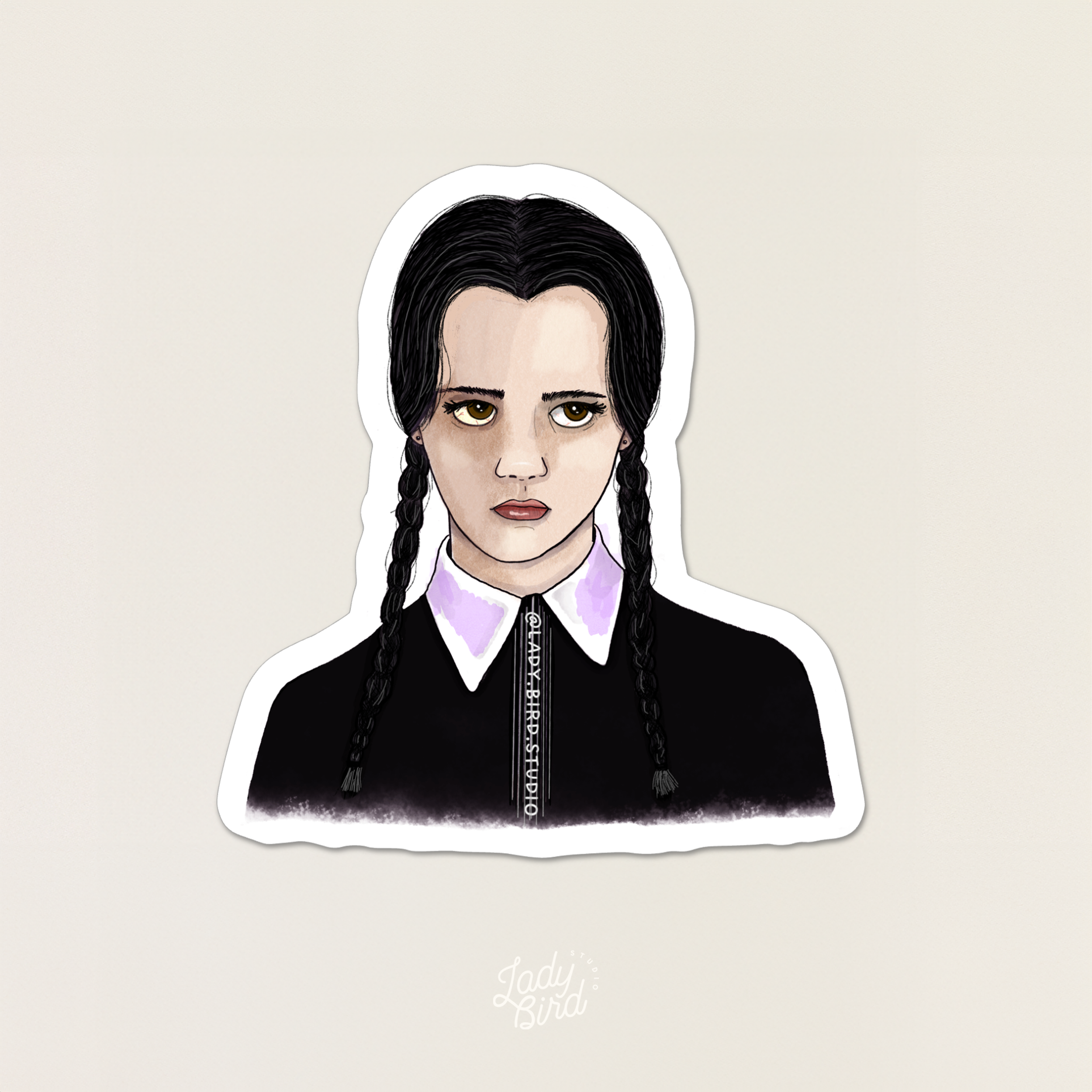 Wednesday Addams Sticker