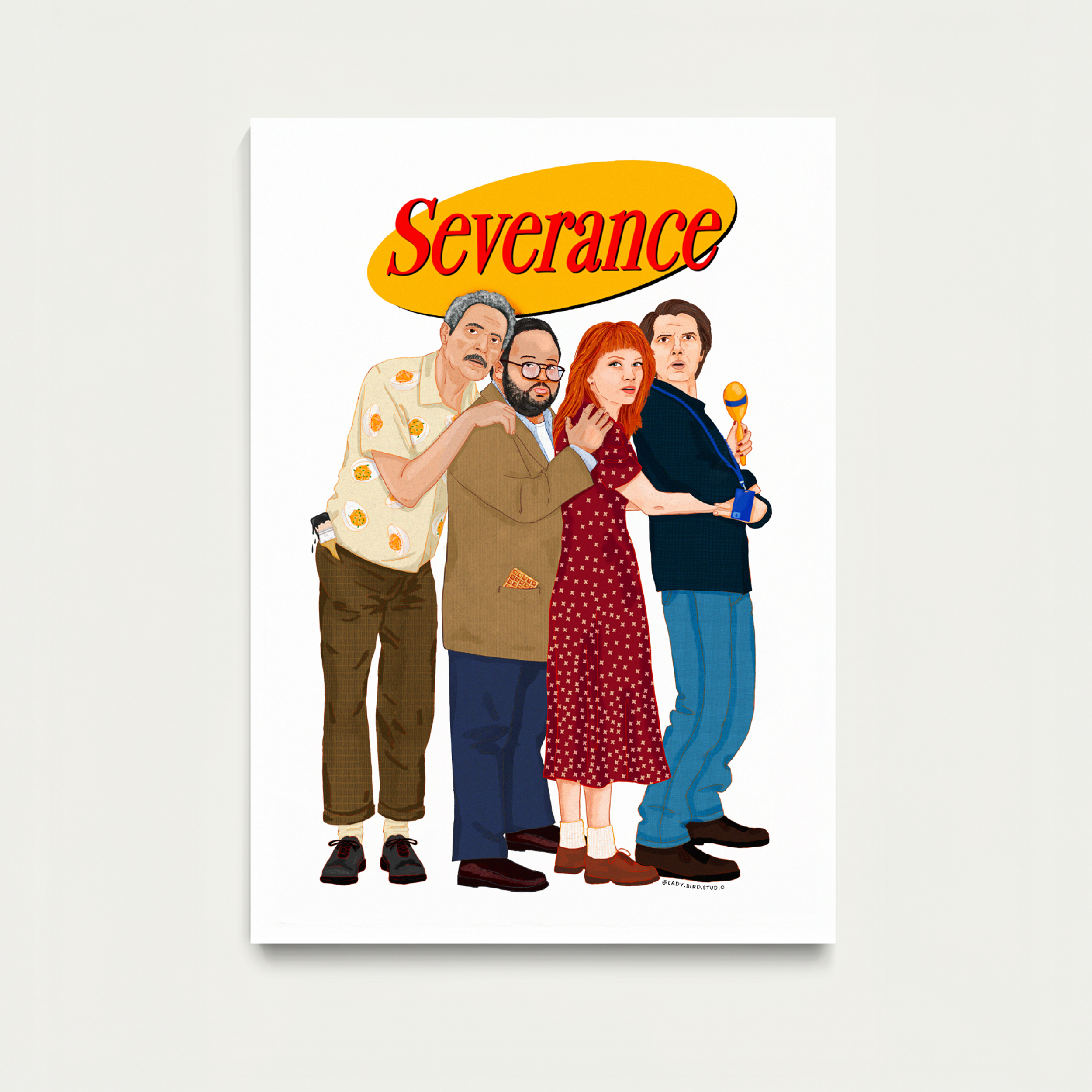 Seinfeld Severance Art Print