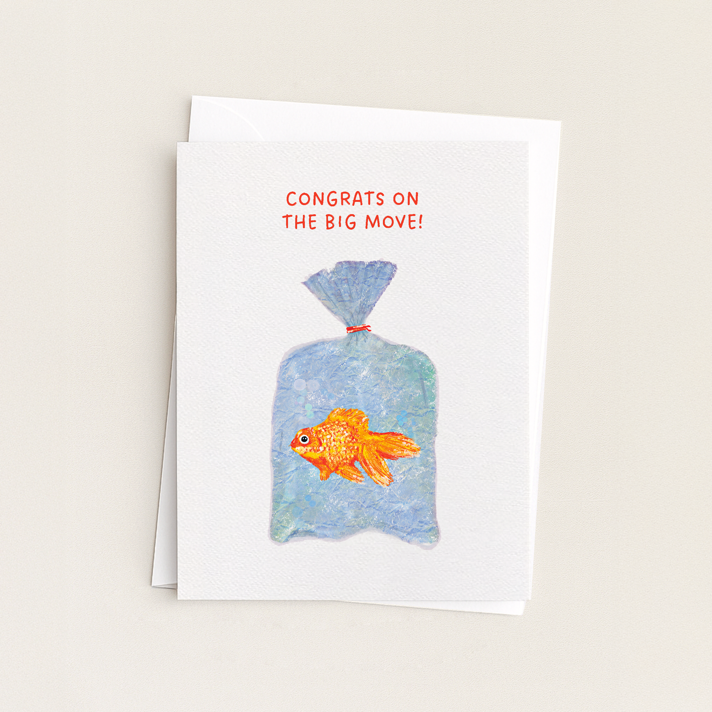 Goldfish Moving Card