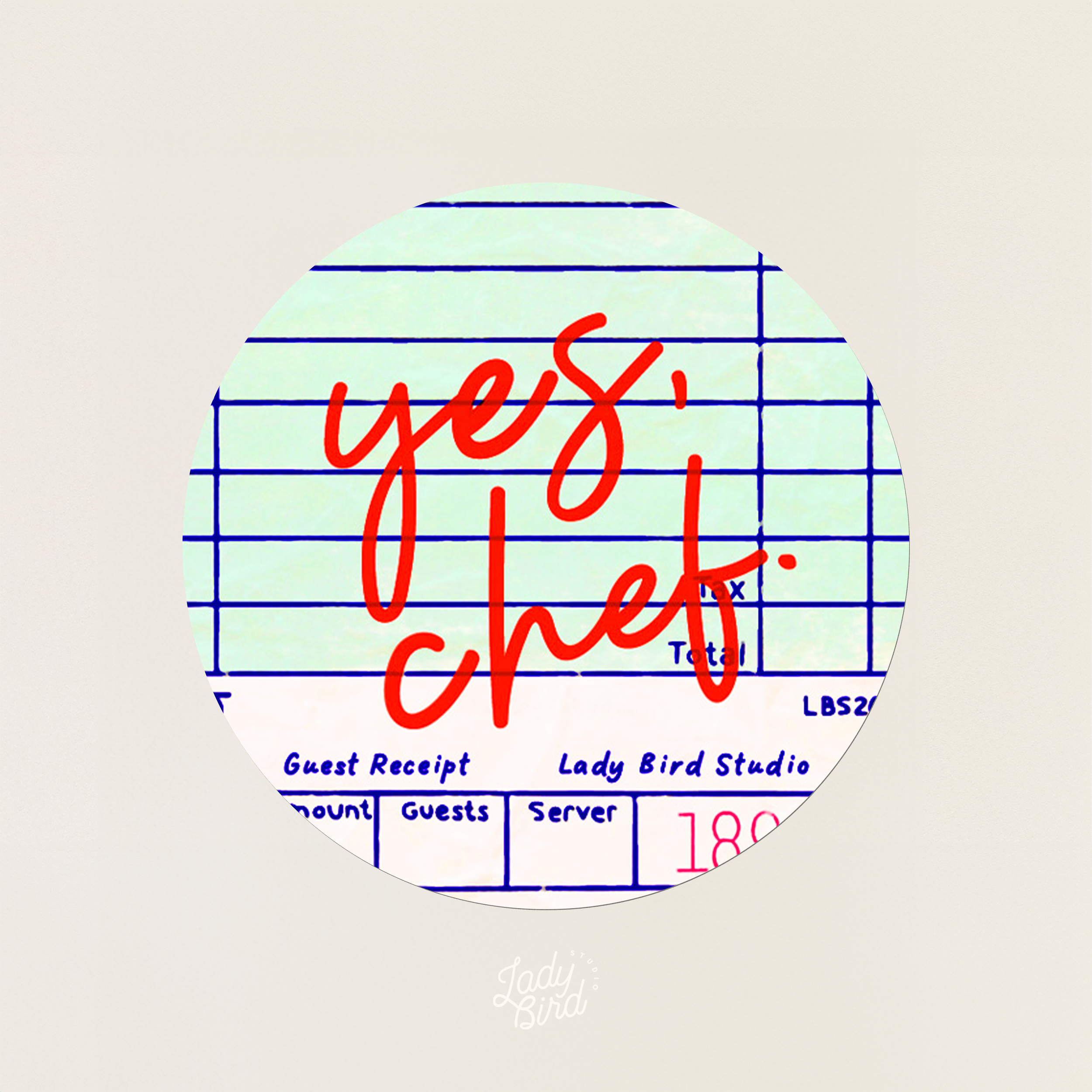 "Yes, Chef!" Sticker