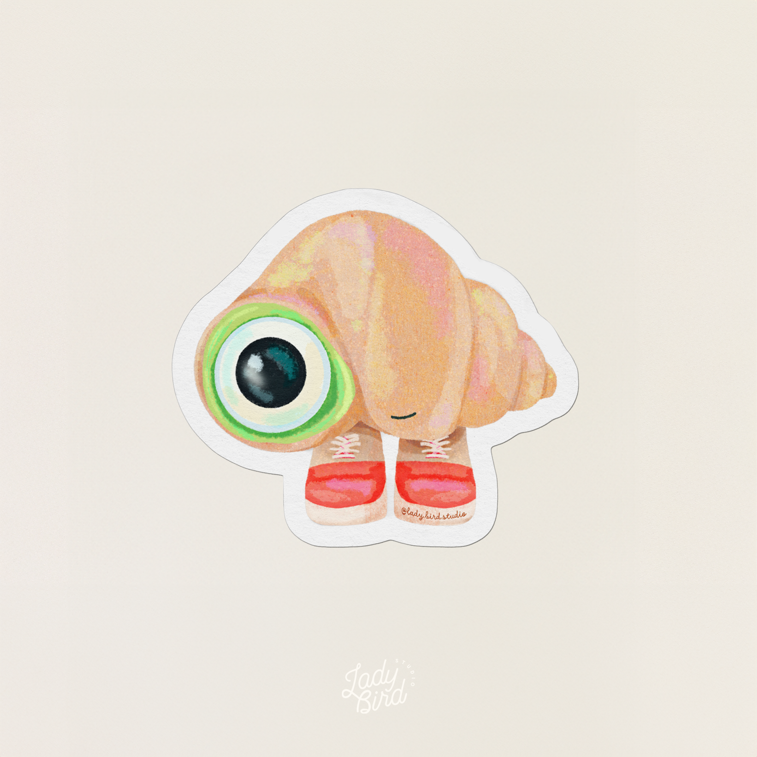 Marcel the Shell Sticker