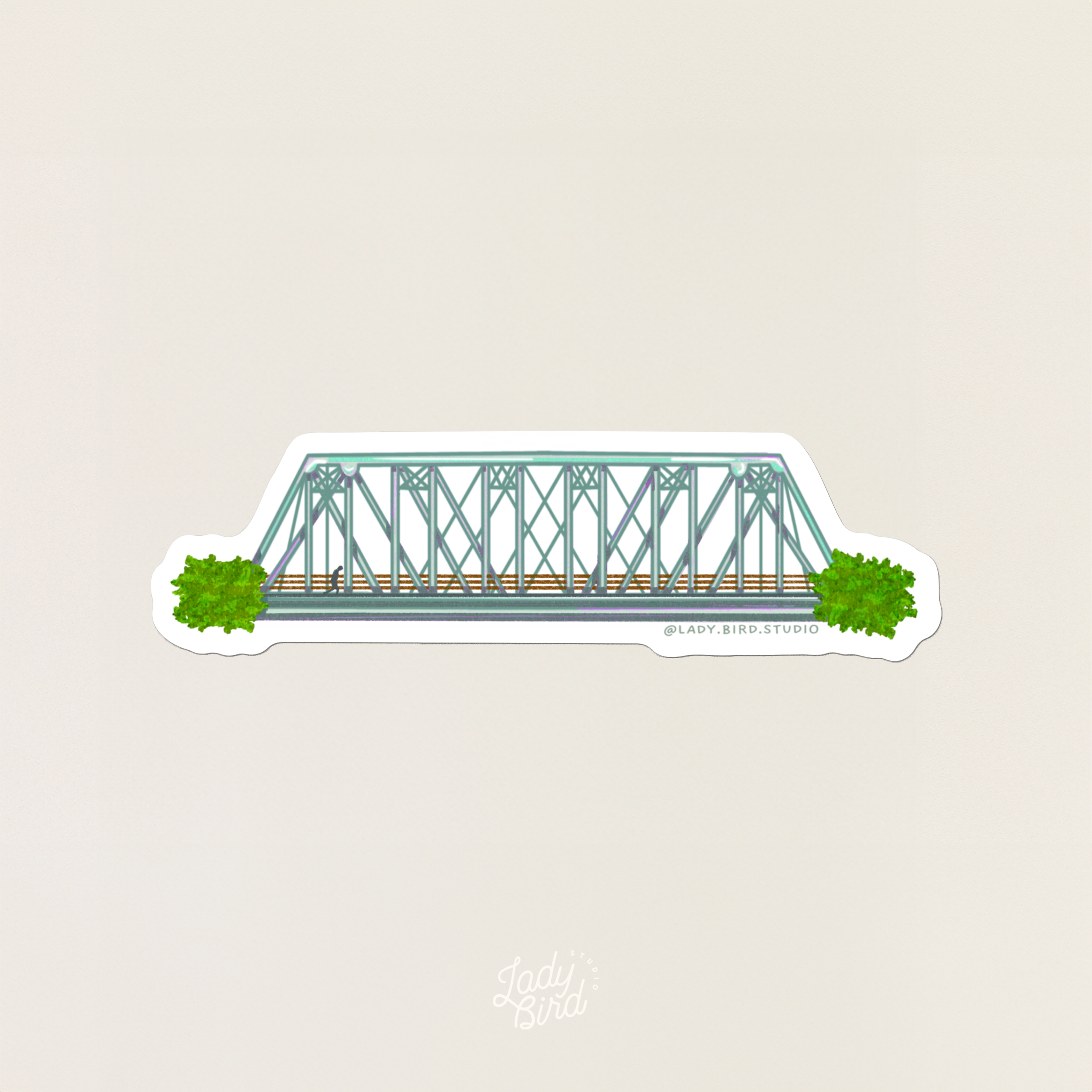 One Tree Hill Bridge Sticker