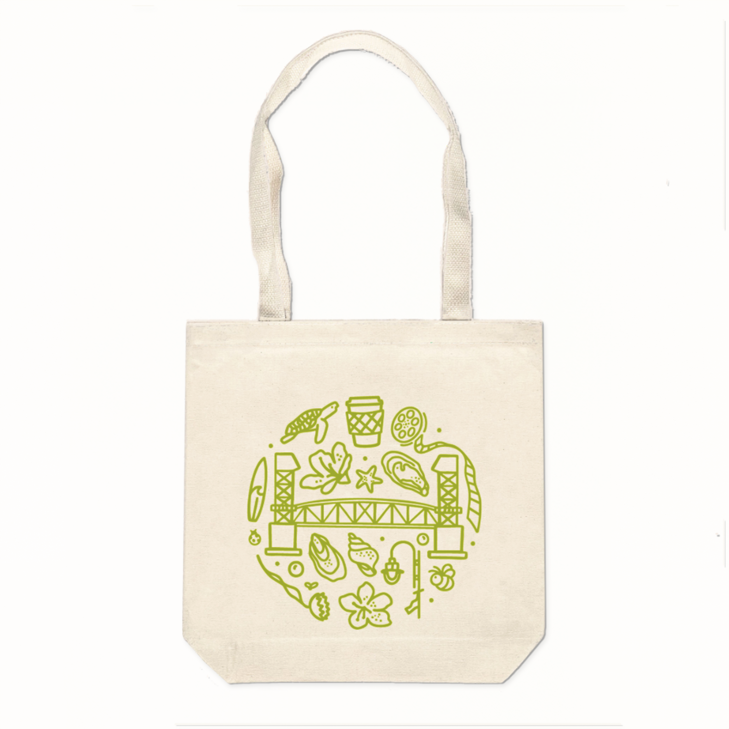 ILM Motif Canvas Tote Bag