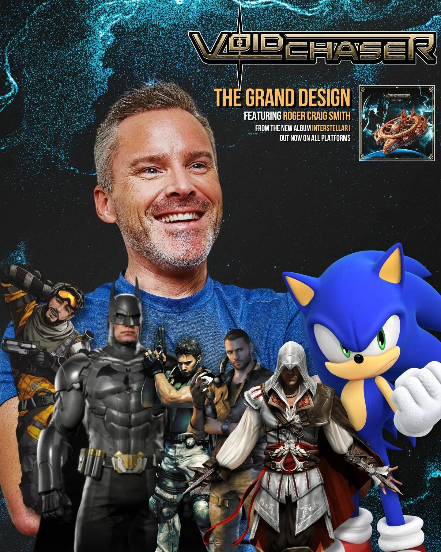 🙌 The cat is out of the bag! @rogercraigsmith, also known for lending his voice to Sonic the Hedgehog, Batman (Batman: Arkham Origins), Ezio Auditore (Assassin&rsquo;s Creed), Chris Redfield (Resident Evil) and many more, is also a special guest on 
