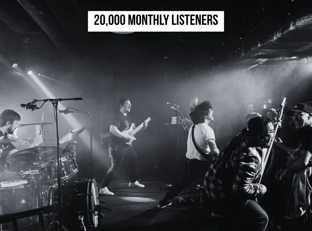 🖤 20,000 MONTHLY LISTENERS. Thank you all for listening, it means the world to us.

📸 Incredible shot taken from the side stage by Zak of Sweden at our show Stockholm in October 2025.