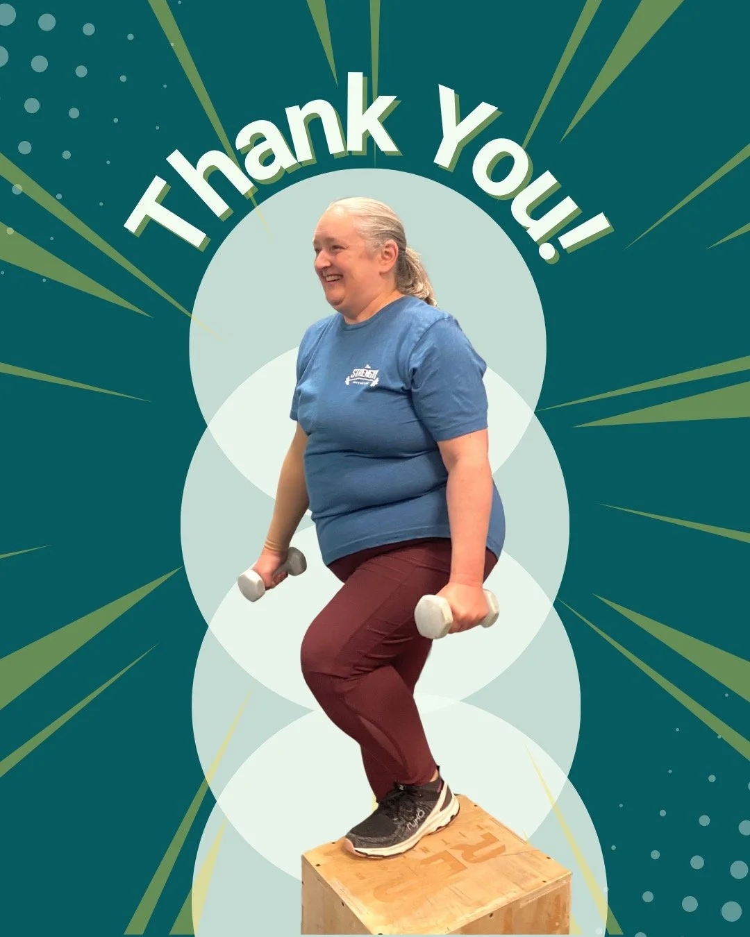 Huge ✨THANK YOU ✨ to the anonymous donor who left some great dumbbells outside our door! We are loving them, and putting them to great use! 💪🤩