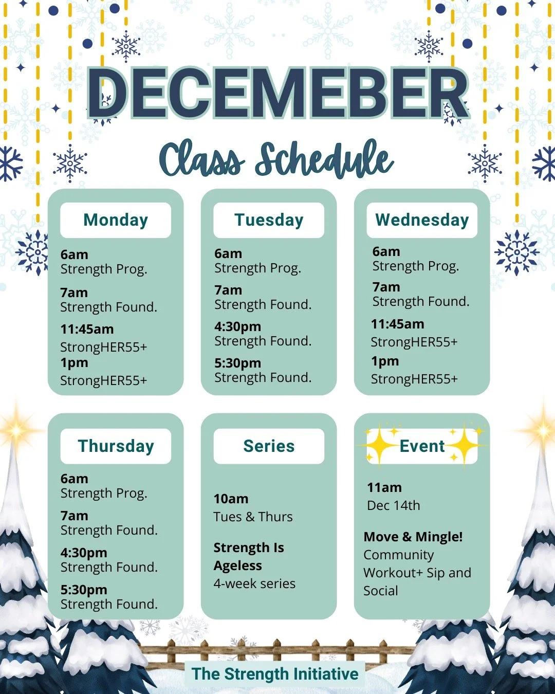 More Strength this December! #strengthforwomen