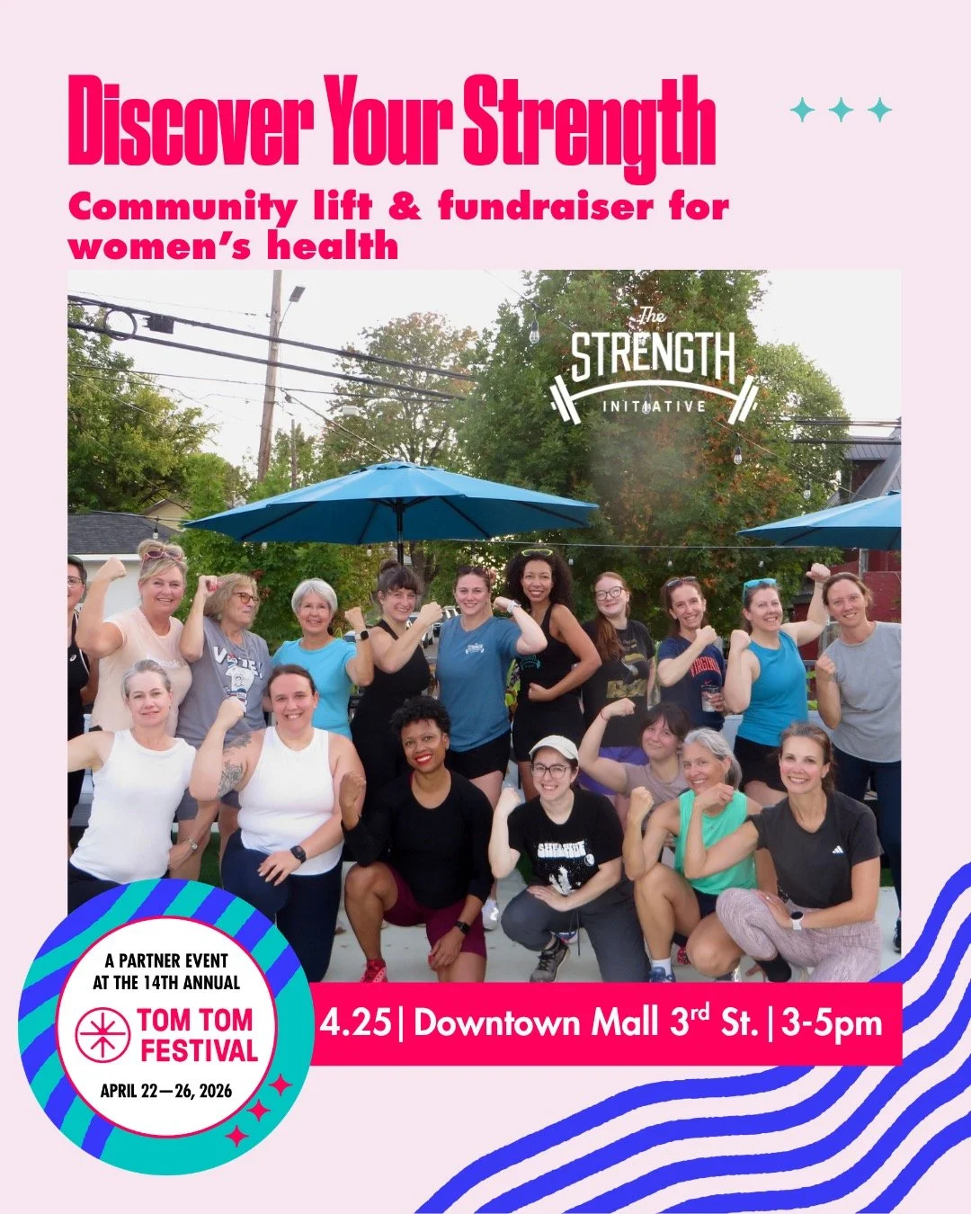 We&rsquo;re bringing strength to the heart of Charlottesville! 💪

Stop by and test your strength with guided squat and grip challenges&mdash;no experience needed!

🎟️Earn raffle tickets as you go, cheer on friends (or strangers), and see what your 