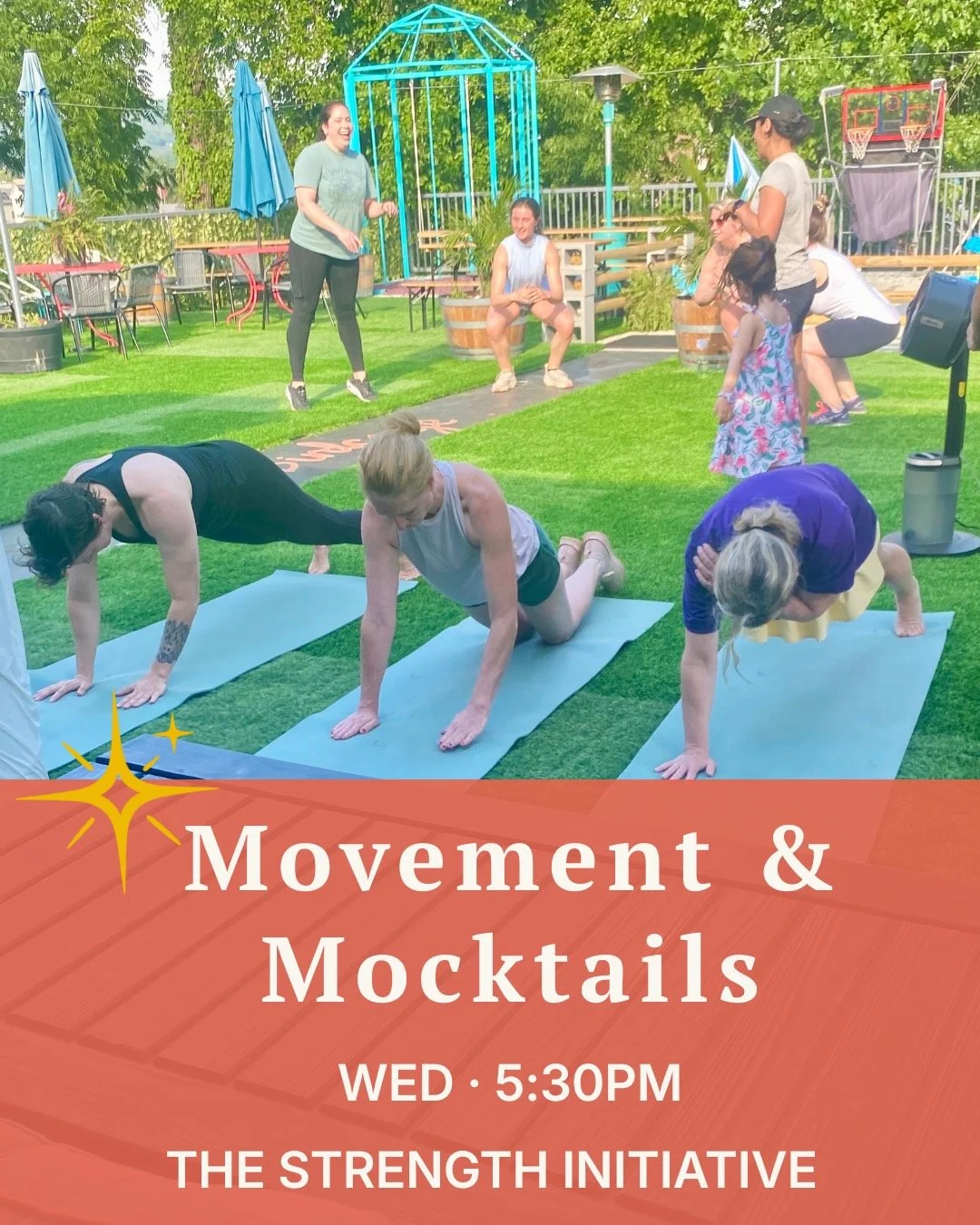 Super excited for our next Movement &amp; Mocktails! Free outdoor community workout + social with refreshing mocktails. 

Sponsored by @mockingbird_cville ! ✨ 

🔗Link in bio- grab your spot!