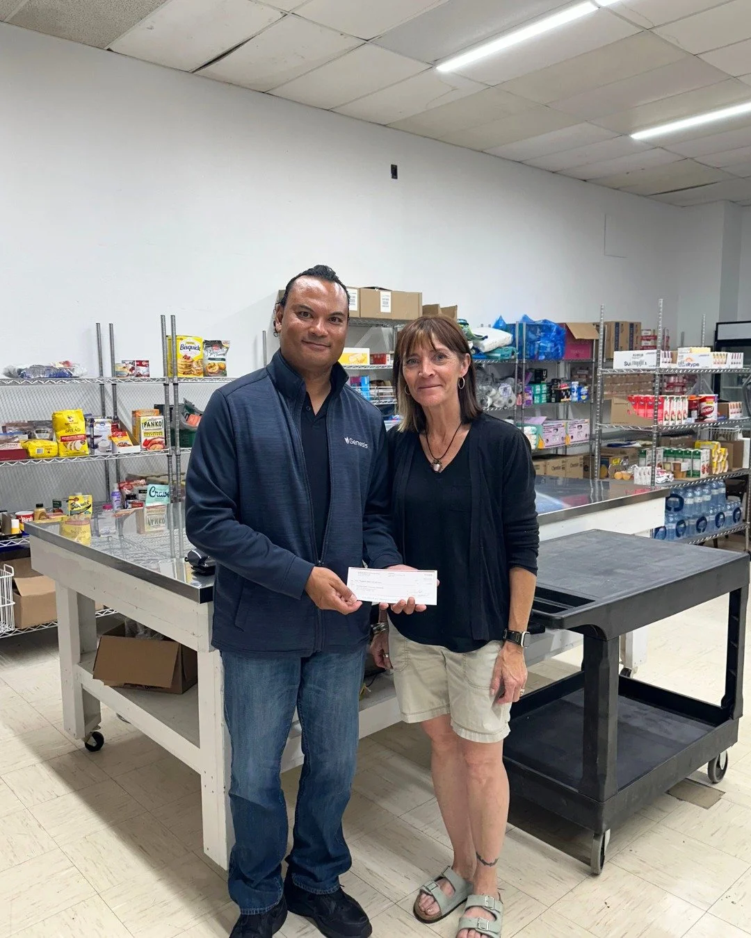 A huge thank you to Rural Municipalities of Alberta for their incredible generosity! 

Earlier this week, Chris Dyer and his coworker Kurt Acham, drove from Calgary to deliver a $5,000 donation cheque to the Pincher Creek &amp; District Community Foo