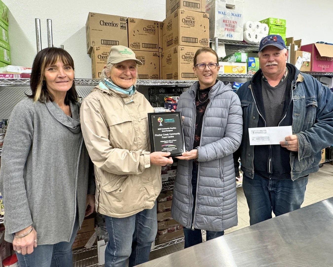 Starting the new year with support and thanks.

Before the holidays, we received two generous cheques from the @_cflsa 

💡 Grant: We received a $3,400 grant to go toward a backup generator to keep our fridges and freezers running during power outage