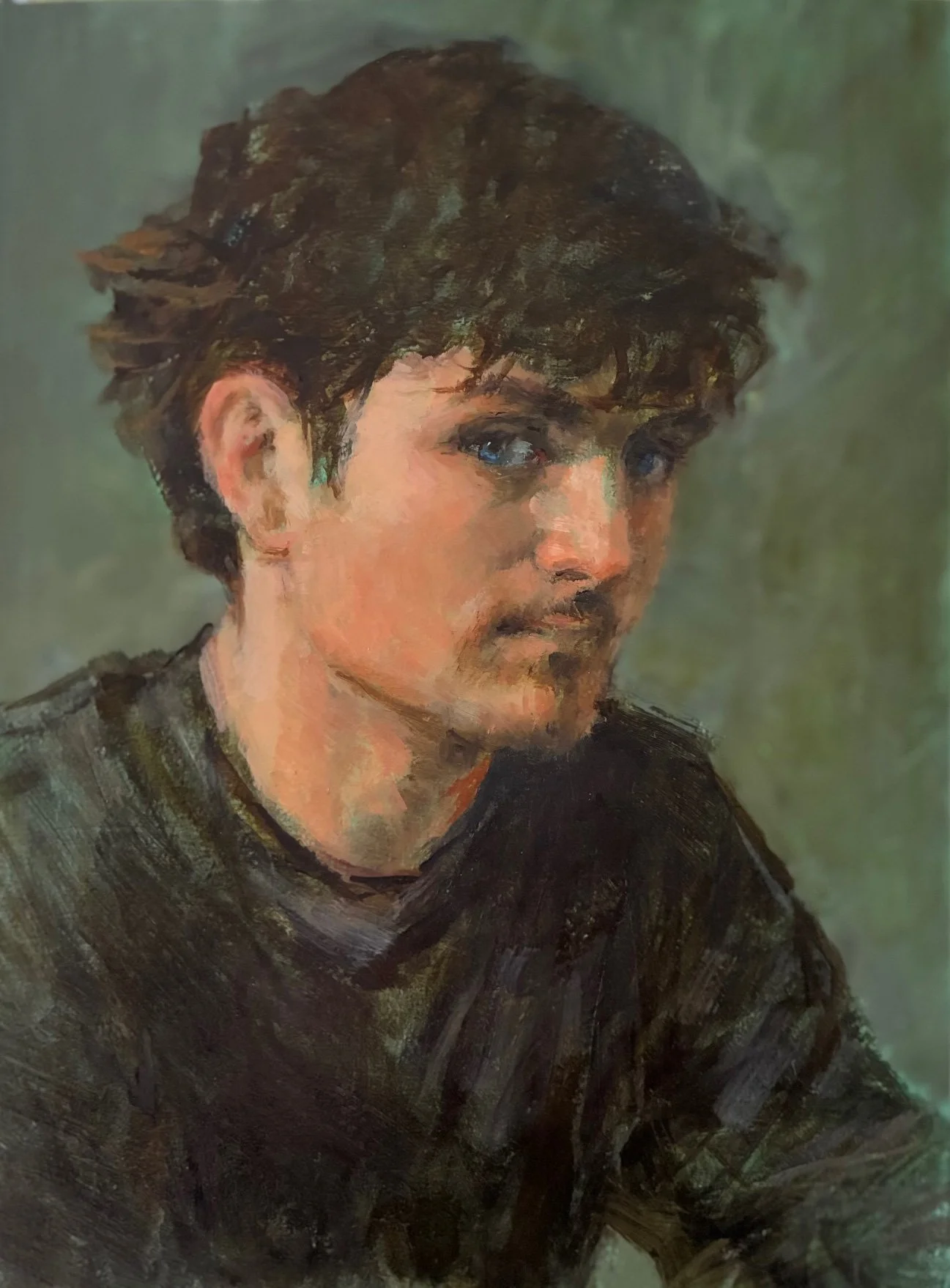 Merrick, oil, 12x9