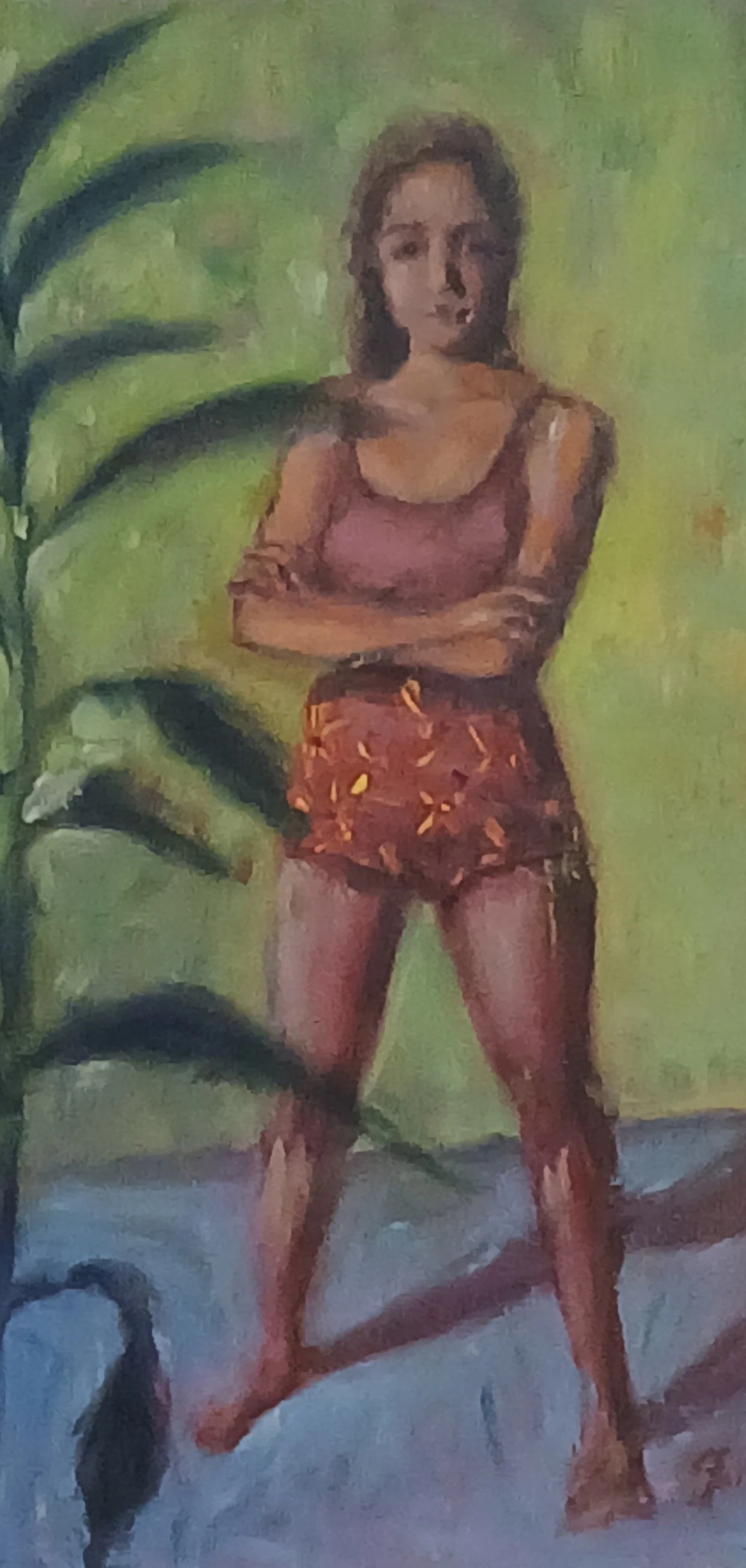 Shadows, oil on canvas, 9 x 11