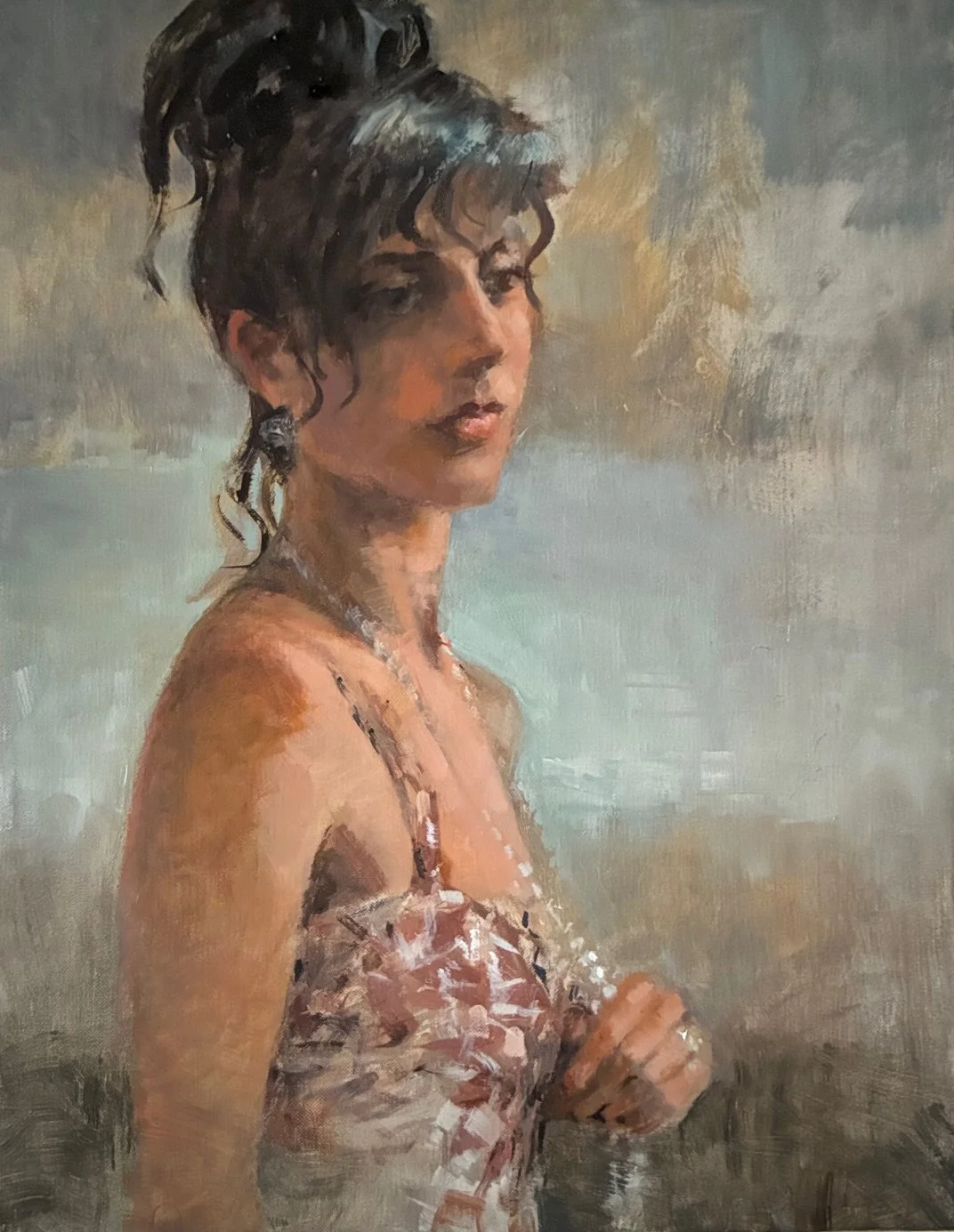 Shania with Pearls