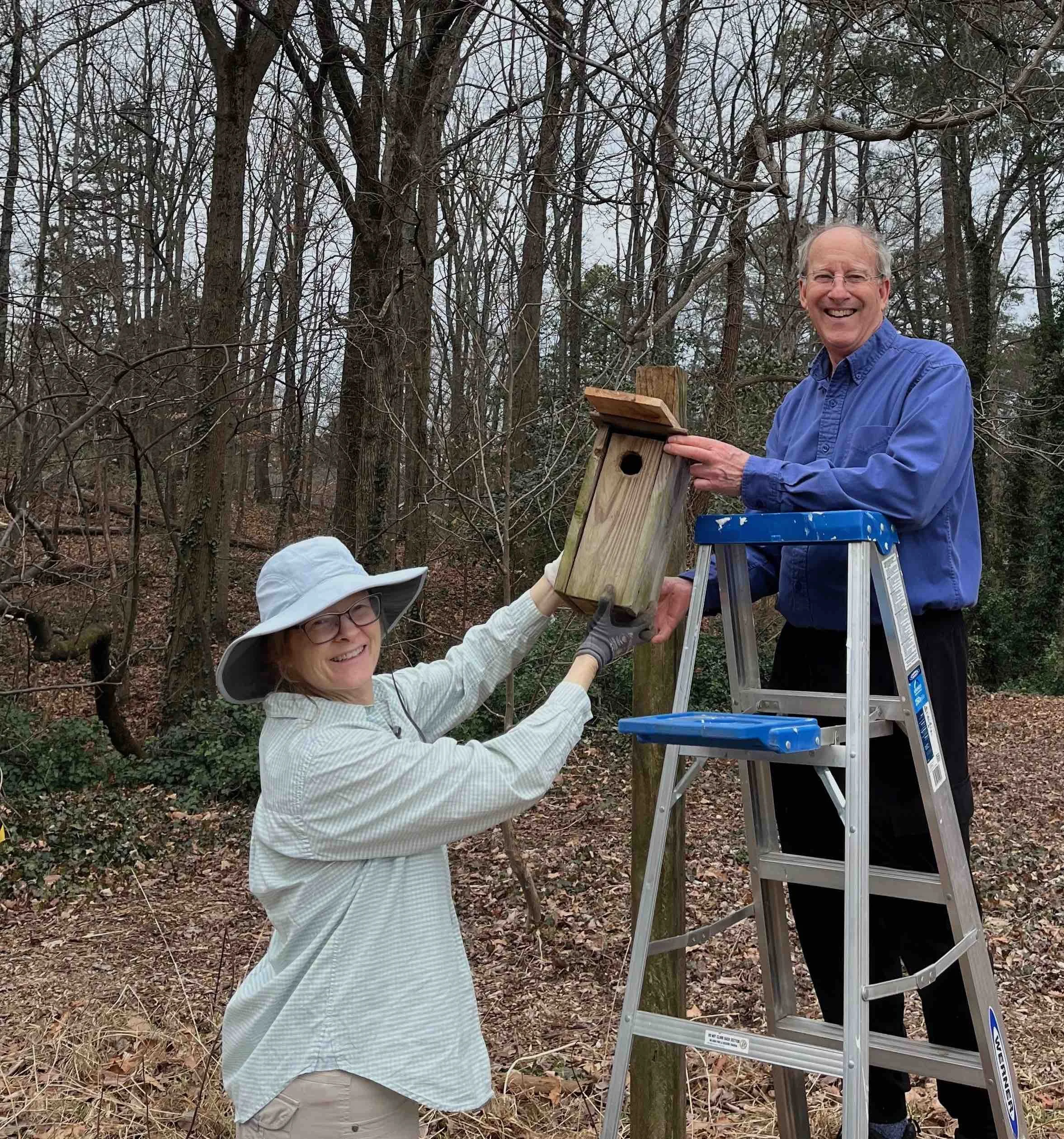 Adding another Bluebird house