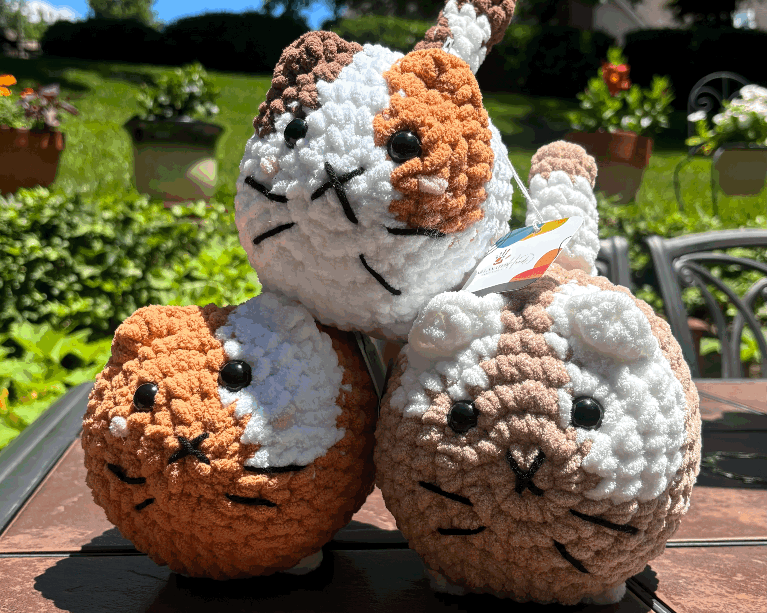 Crochet Cuddle Cat Plushie