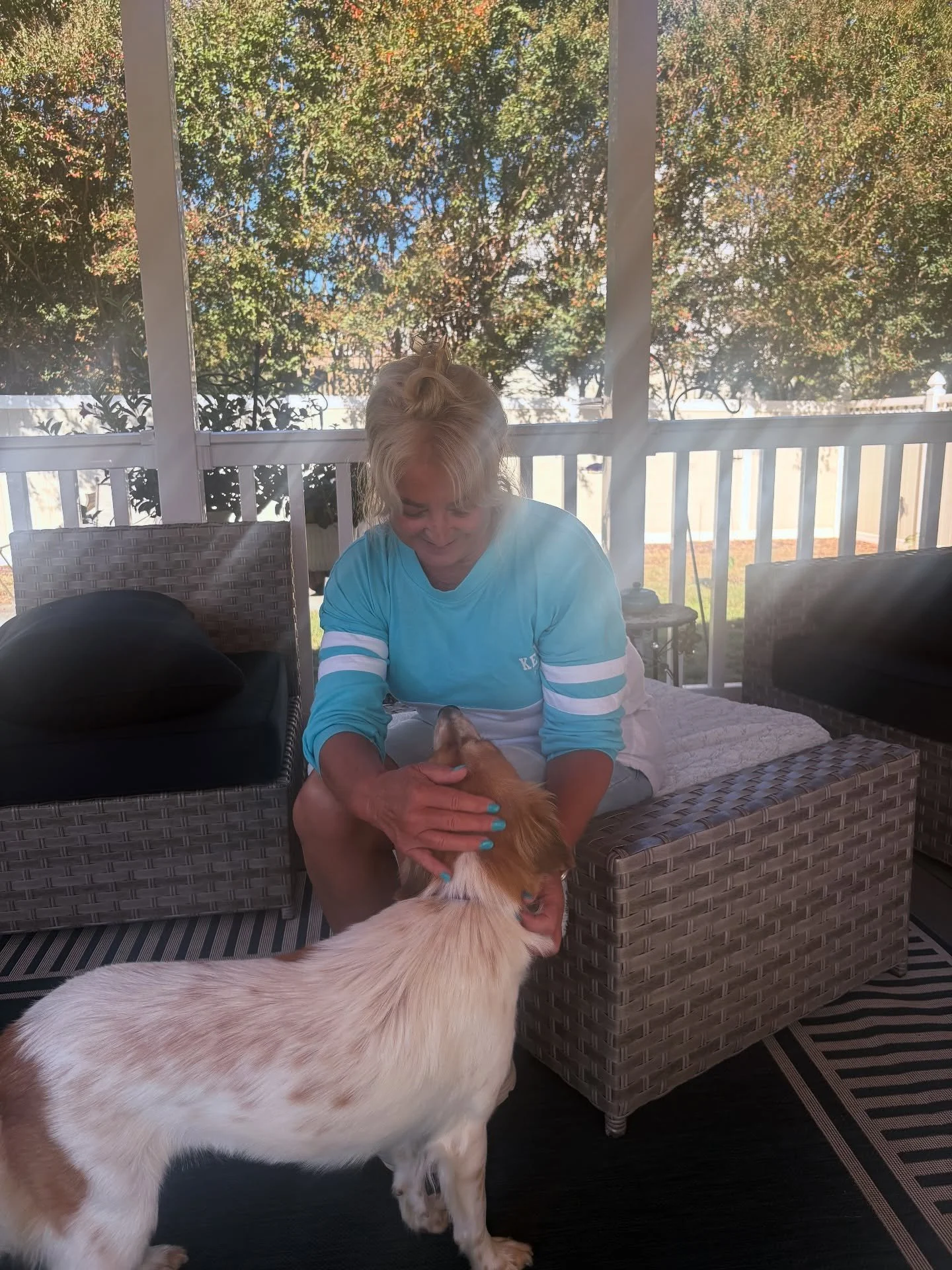 As we wrapped up August and stepped into September, we celebrated both of our Chloes! Each came to us with different, yet all-too-similar stories of being dumped, but both found their happy endings.

Chloe, our Black Mouth Cur, went to a home with ch