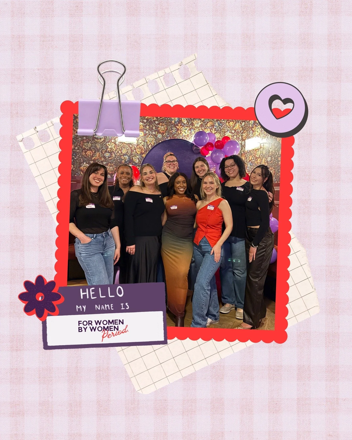 some of you might be new here&hellip; hi 🤍

we&rsquo;re For Women By Women, Period &mdash; a community all about ending period poverty and making conversations around periods feel a lot less taboo

we host events, pack and distribute period products