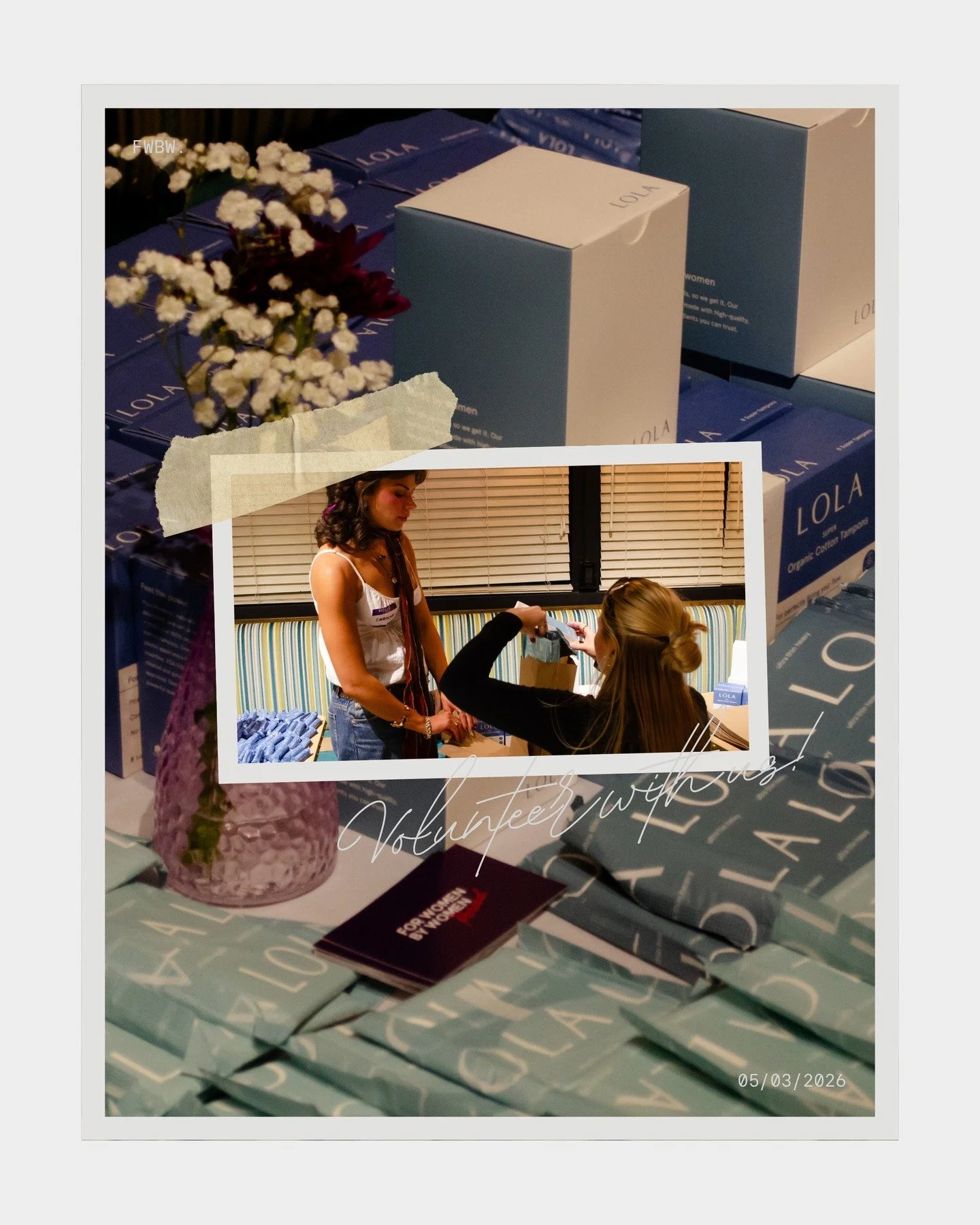 New month, fresh blooms, and new ways to give back 🌷

May feels like the perfect time to get involved, meet good people, and make a real impact. whether you&rsquo;re passionate about community care, ending period poverty, or just looking for a meani
