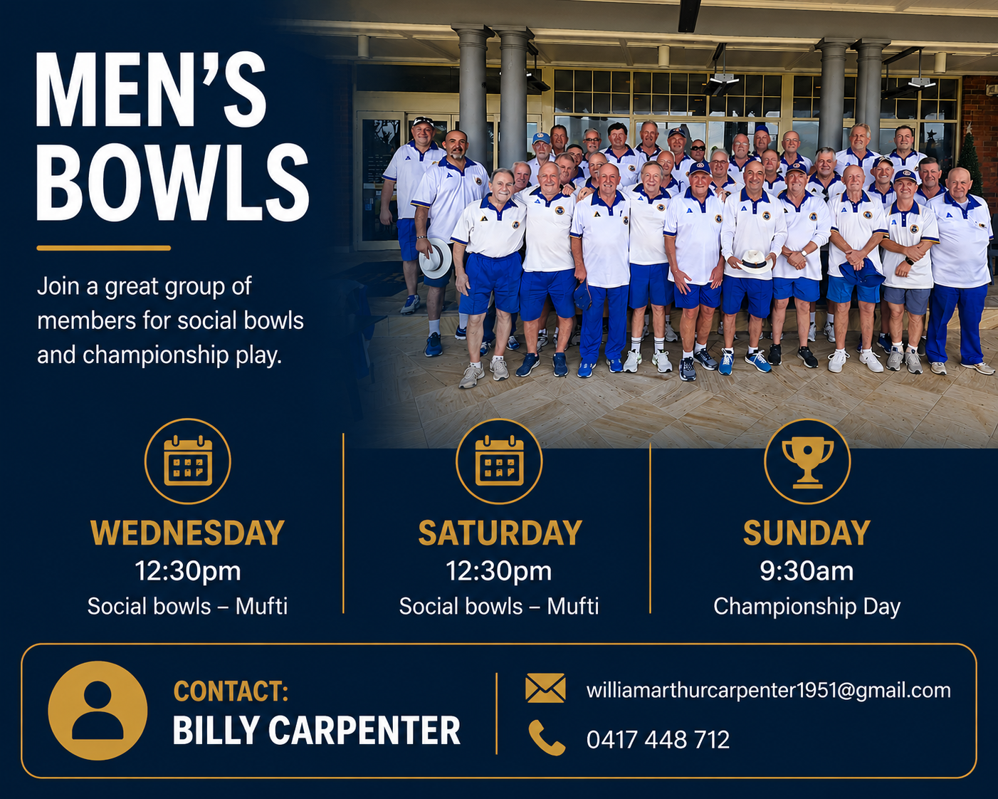 MEN’S BOWLS